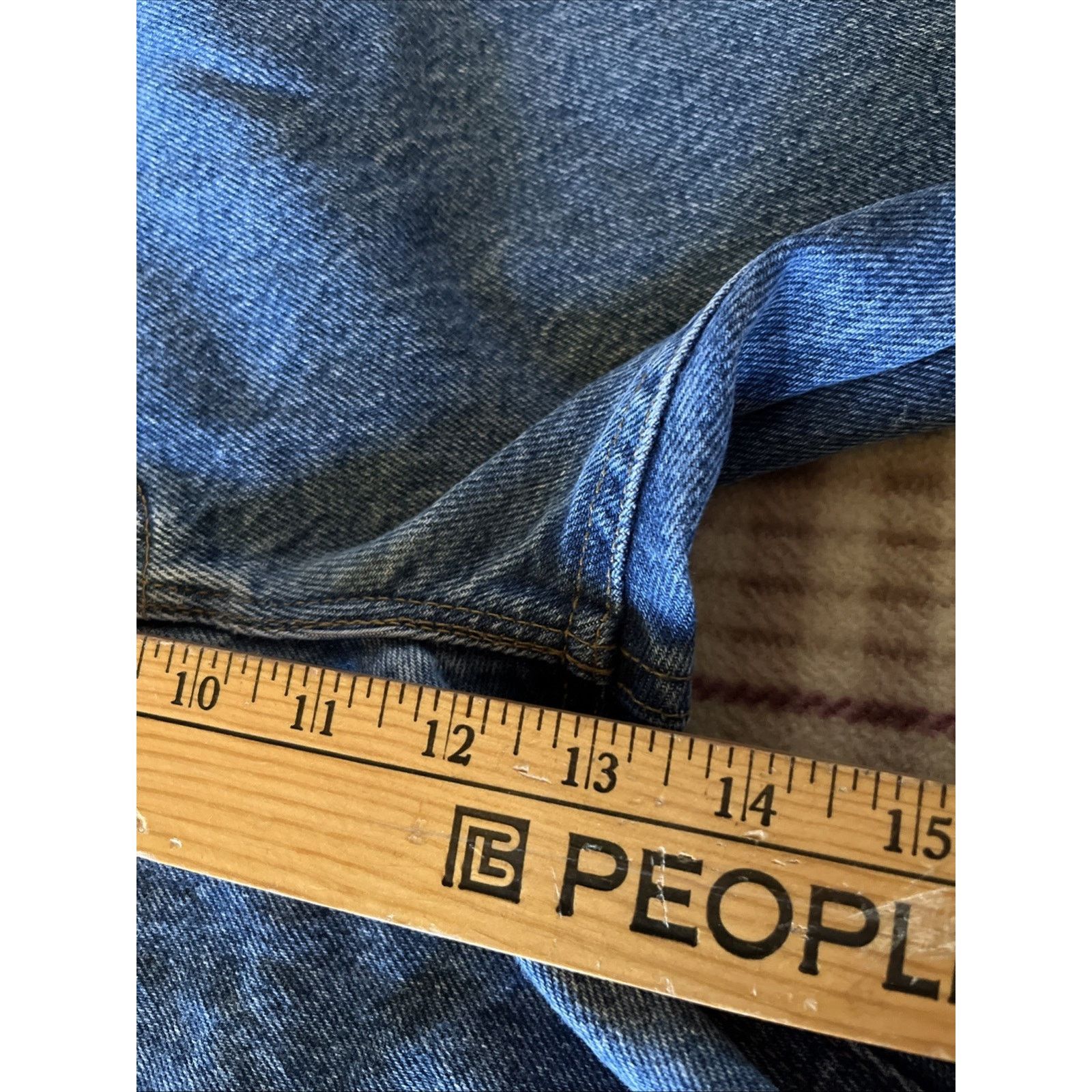 Carhartt Carhartt Jeans Mens 40x28 Blue Relaxed Fit Denim Cotton Work Size US 40 / EU 56 - 10 Thumbnail