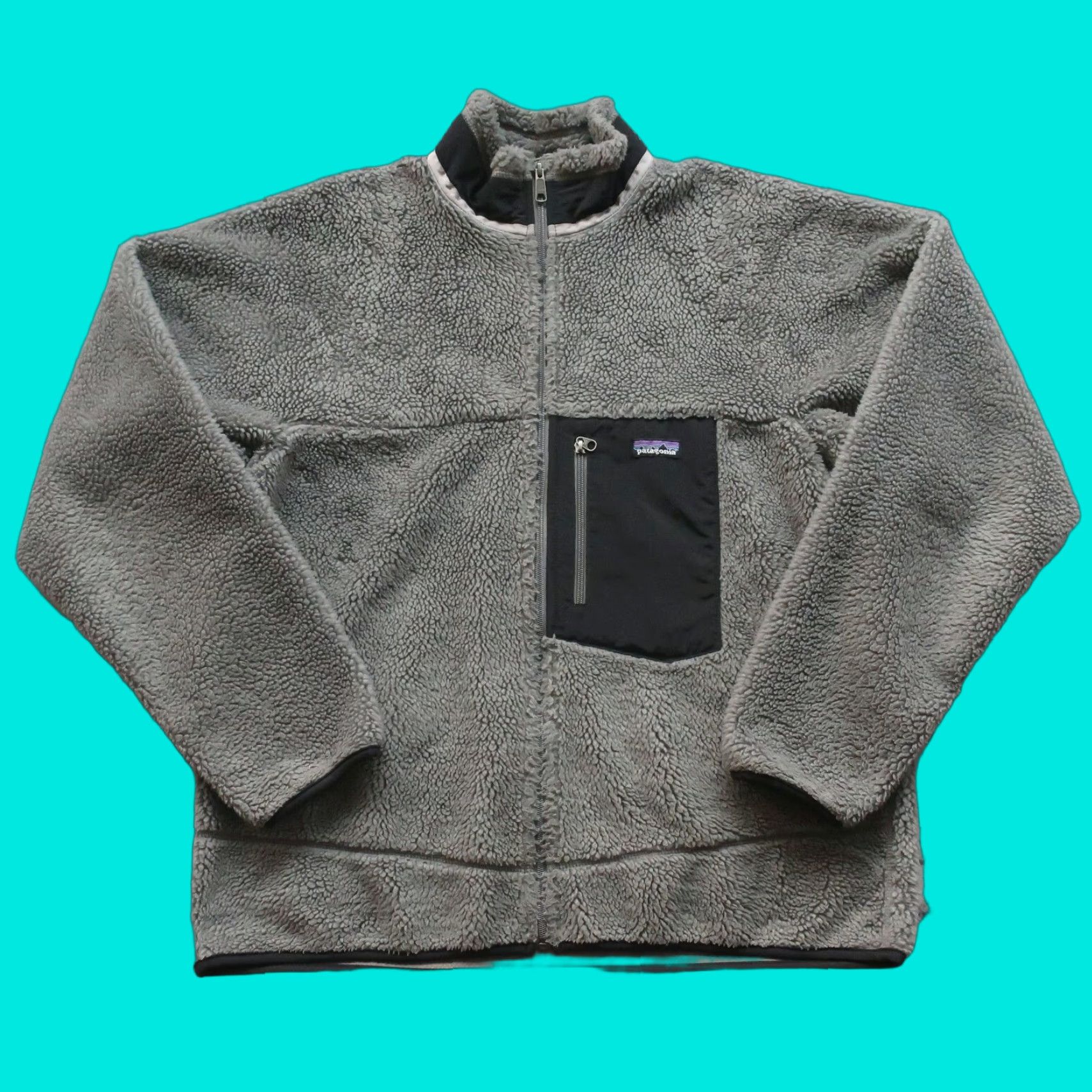 Patagonia VINTAGE Patagonia Pile Fleece Retro-X Jacket Mens XL Grey Size US XL / EU 56 / 4 - 1 Thumbnail