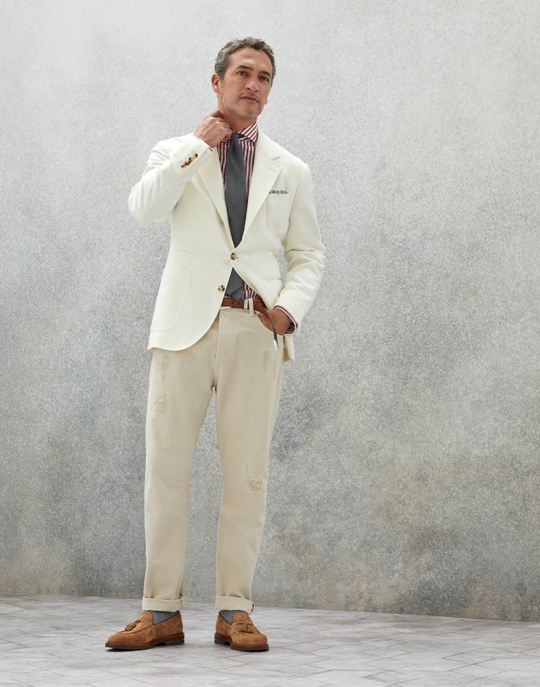 Brunello Cucinelli o1w1db10924 Pants in Beige Size US 36 / EU 52 - 2 Thumbnail