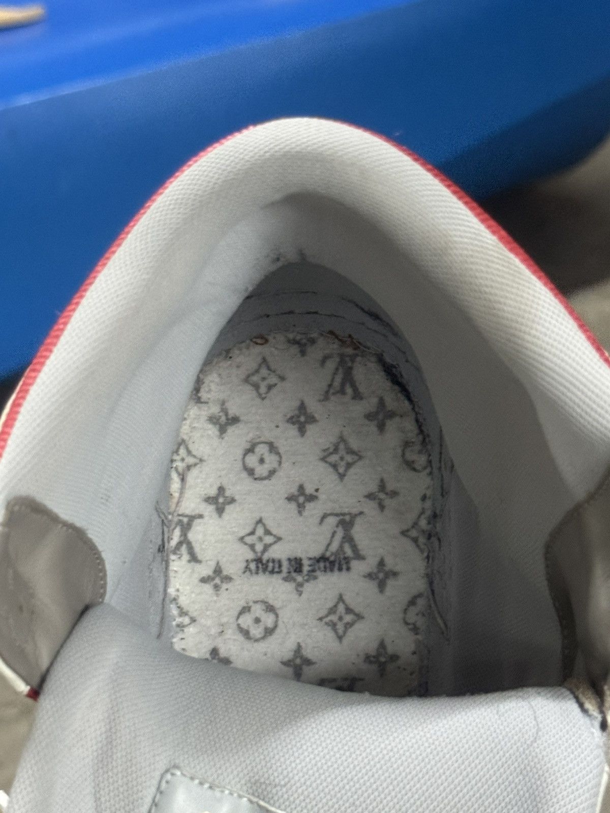 Louis Vuitton Louis Vuitton Virgil Abloh Trainers High Top Sz 11 us Size US 11 / EU 44 - 9 Thumbnail