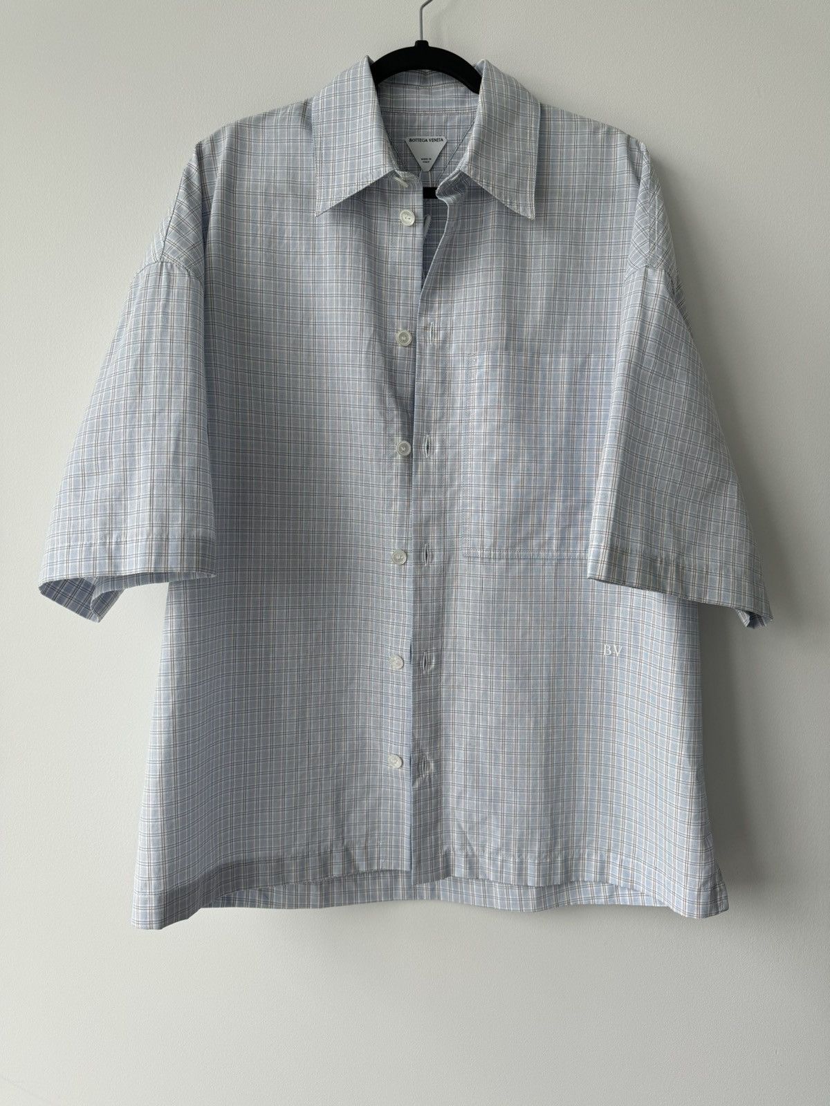 Bottega Veneta BOTTEGA VENETA OVERSIZED CHECKED BUTTON UP SHIRT Size US S / EU 44-46 / 1 - 2 Thumbnail