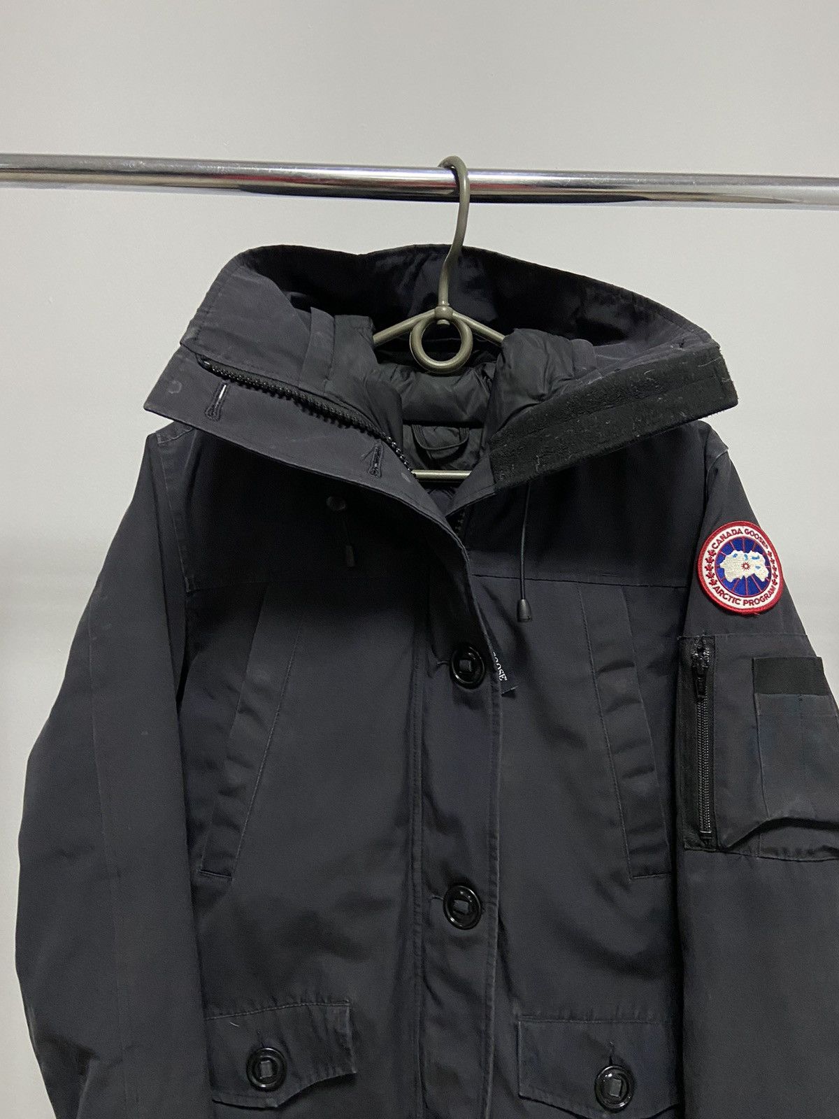 Canada Goose × Vintage Canada goose montebello jacket parka patch small logo womans Size M / US 6-8 / IT 42-44 - 2 Thumbnail