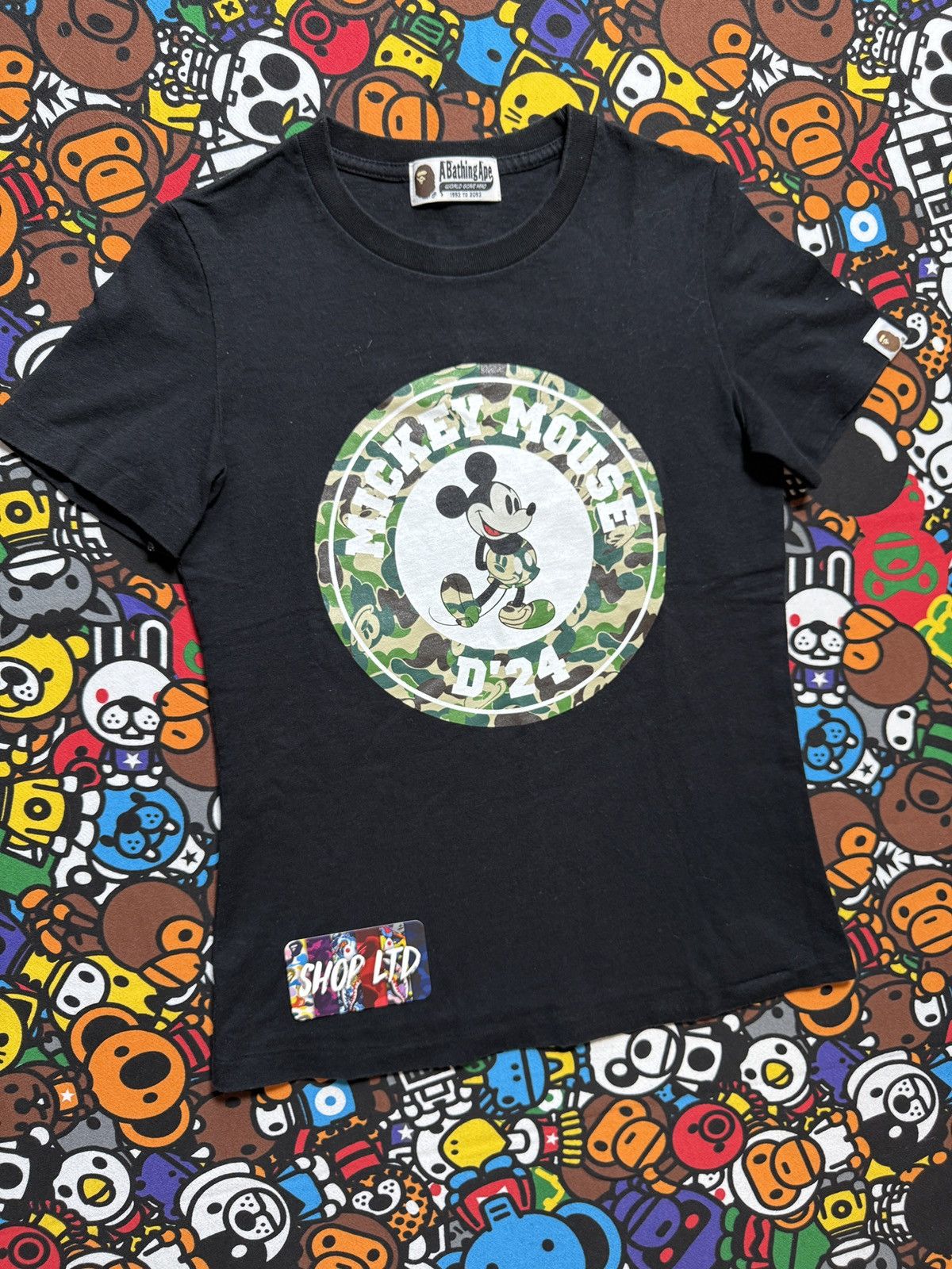 Bape A Bathing Ape X Mickey Mouse Tokyo Exclusive Tee Size M / US 6-8 / IT 42-44 - 2 Thumbnail
