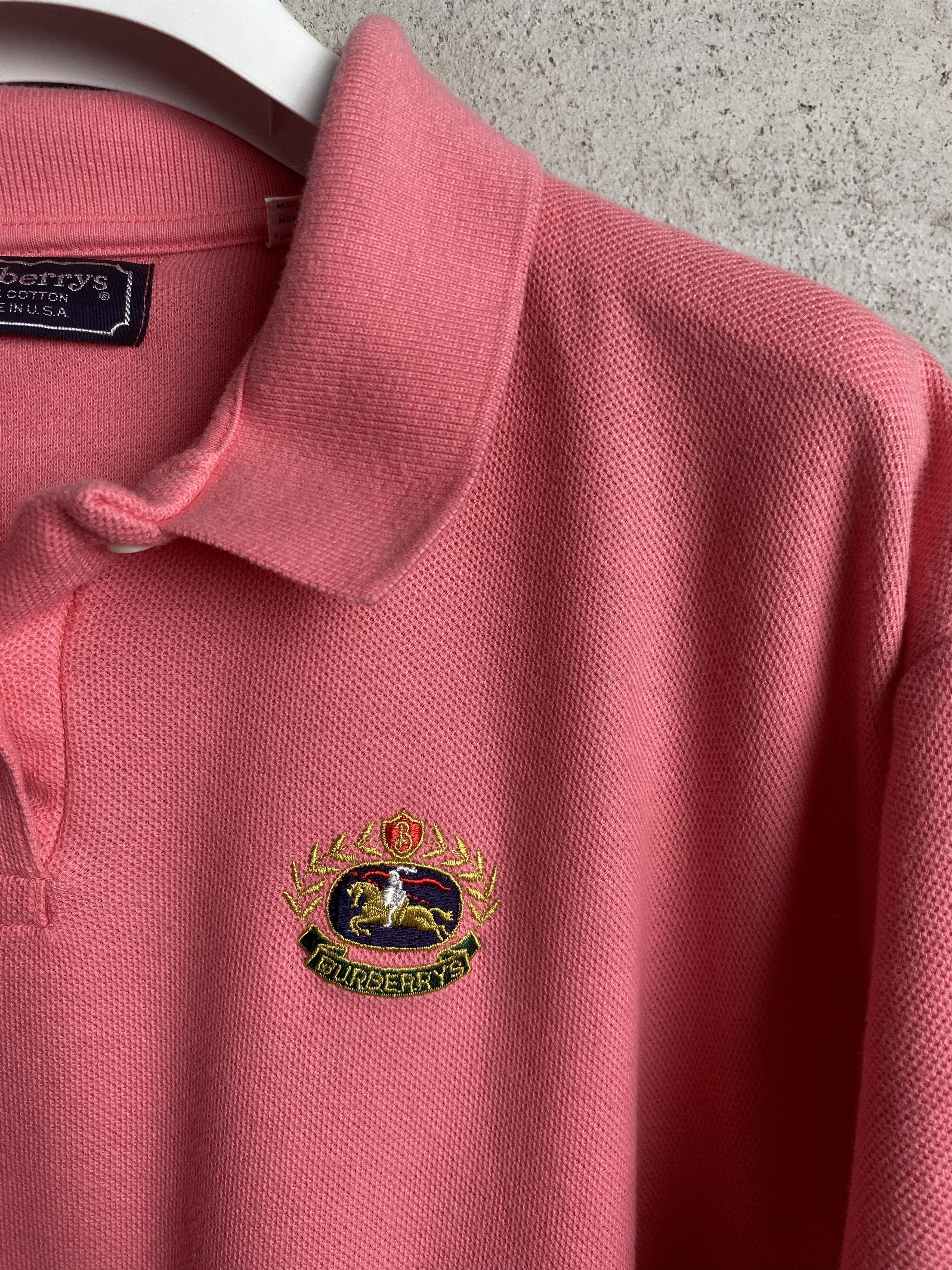 Burberry Burberrys vintage polo t-shirt tee small logo Size L / US 10 / IT 46 - 2 Thumbnail
