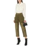 Balmain o1y0625 Cargo Pant in Military Green Size 30" / US 8 / IT 44 - 2 Thumbnail