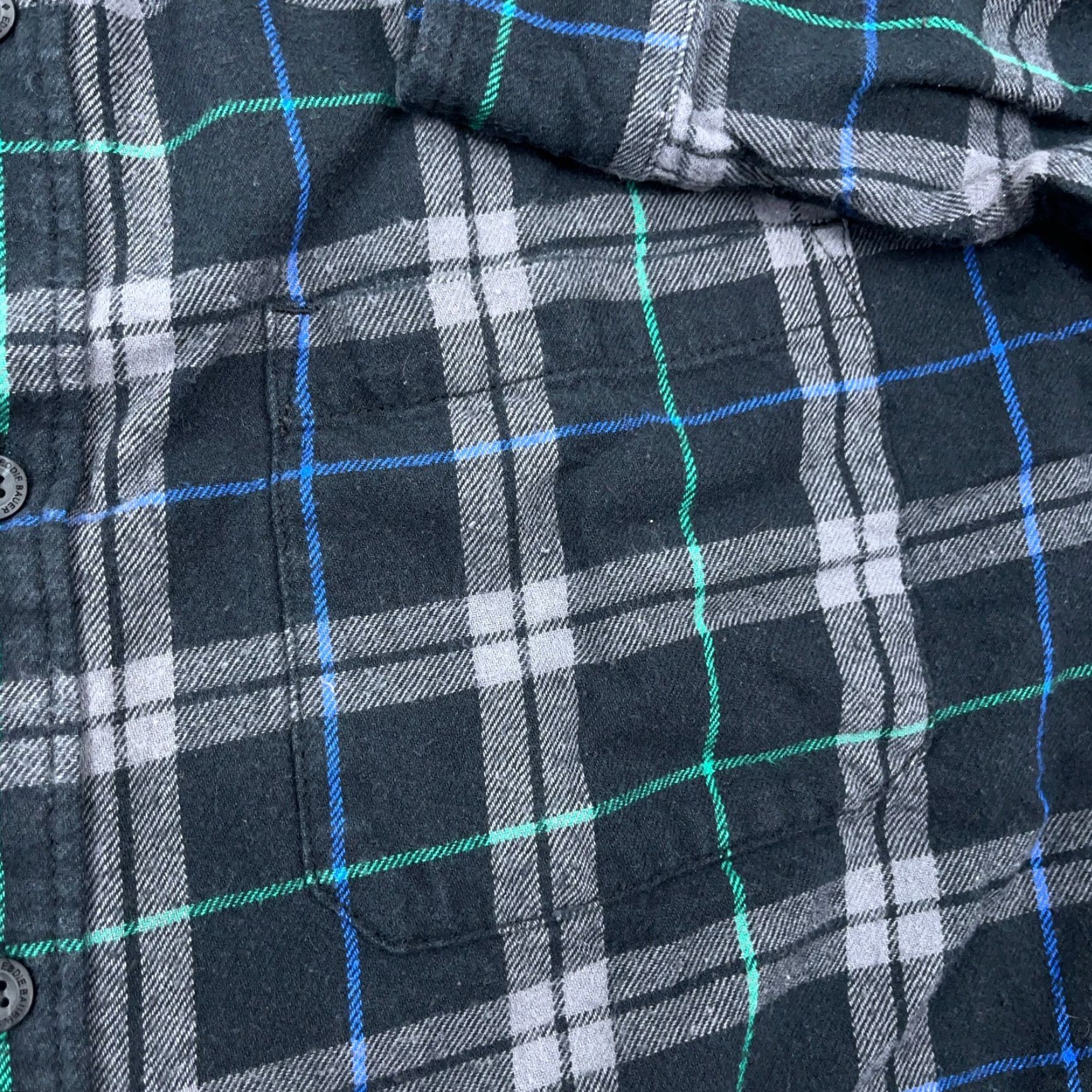 Eddie Bauer Eddie Bauer Button-Up Shirt Men XL Black Plaid Flannel Casual Shirt Size US XL / EU 56 / 4 - 3 Thumbnail