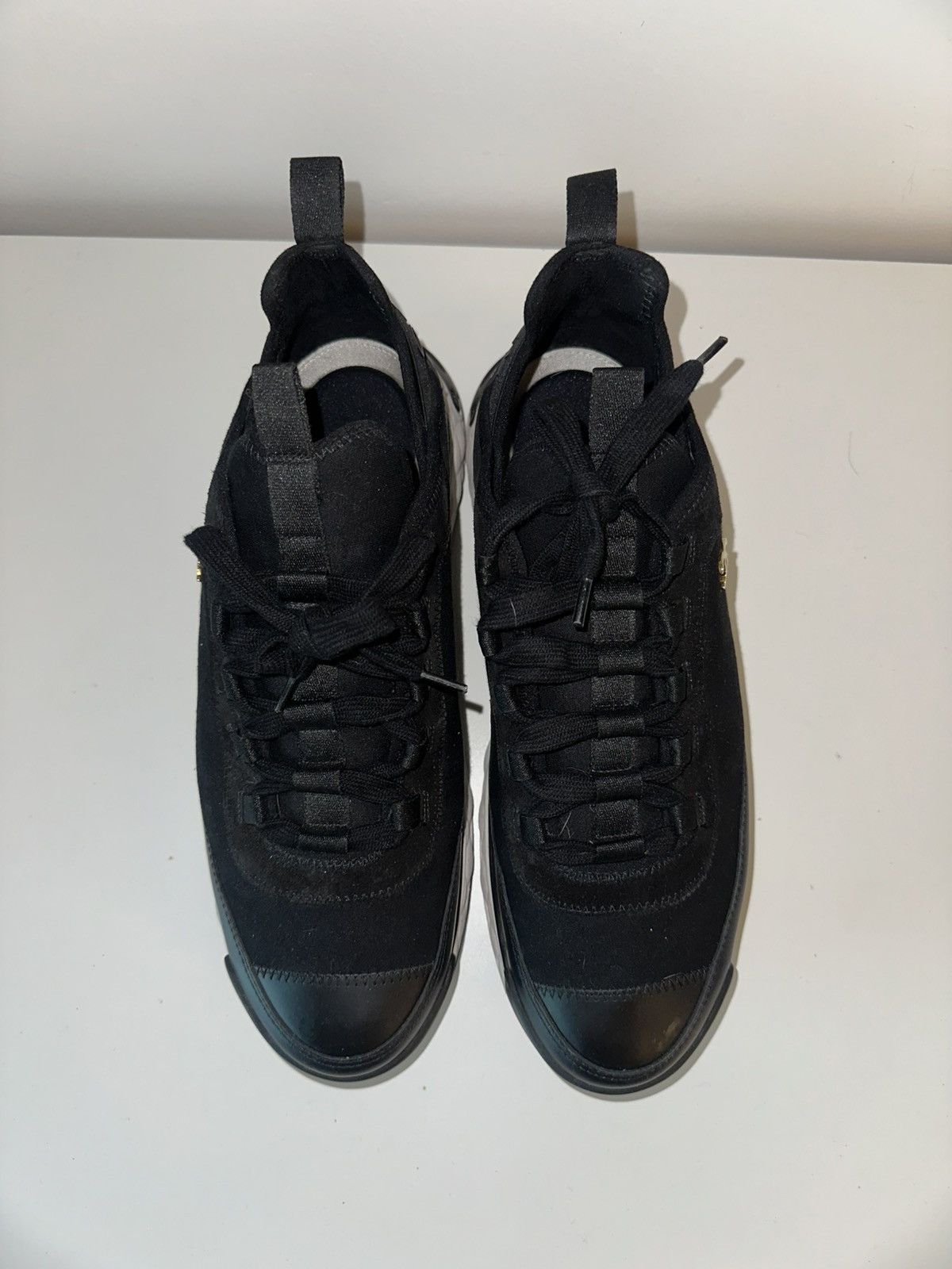 Chanel Chanel Black Leather Trainer Sneakers Size US 8.5 / EU 41-42 - 3 Thumbnail