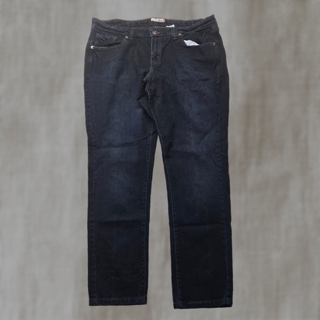 Levi's VINTAGE Levi's 503 Skinny Jeans Pants Women Plus Size 20 Black Denim Cotton 90s Size 42" / US 20 - 1 Thumbnail