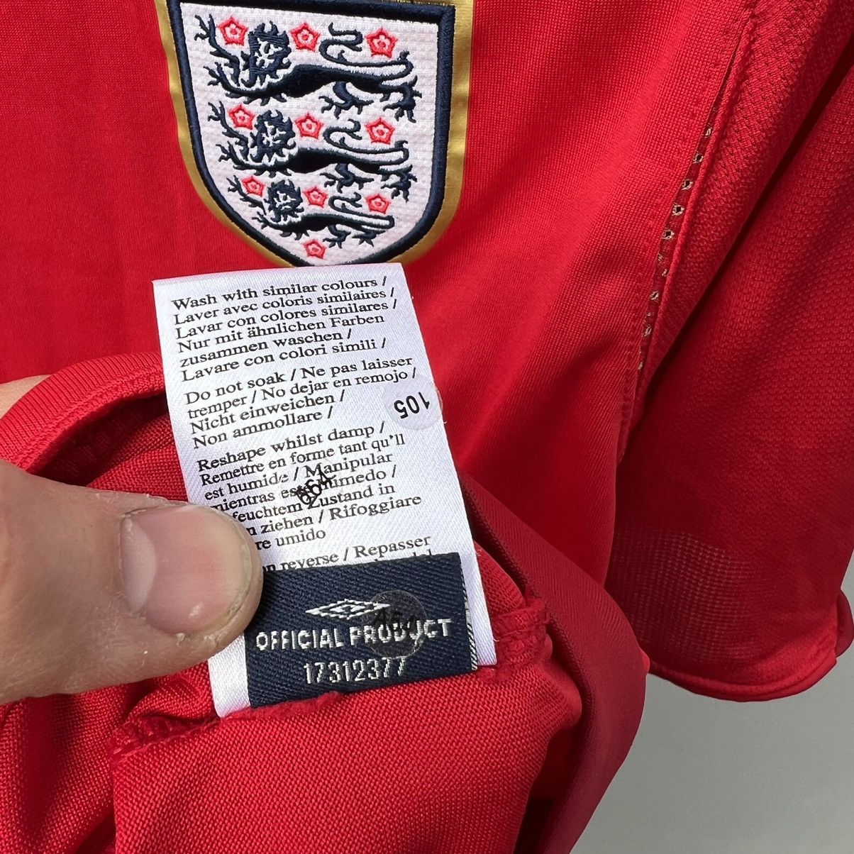 Vintage England jersey (T-Shirt ) vintage Size US M / EU 48-50 / 2 - 8 Thumbnail