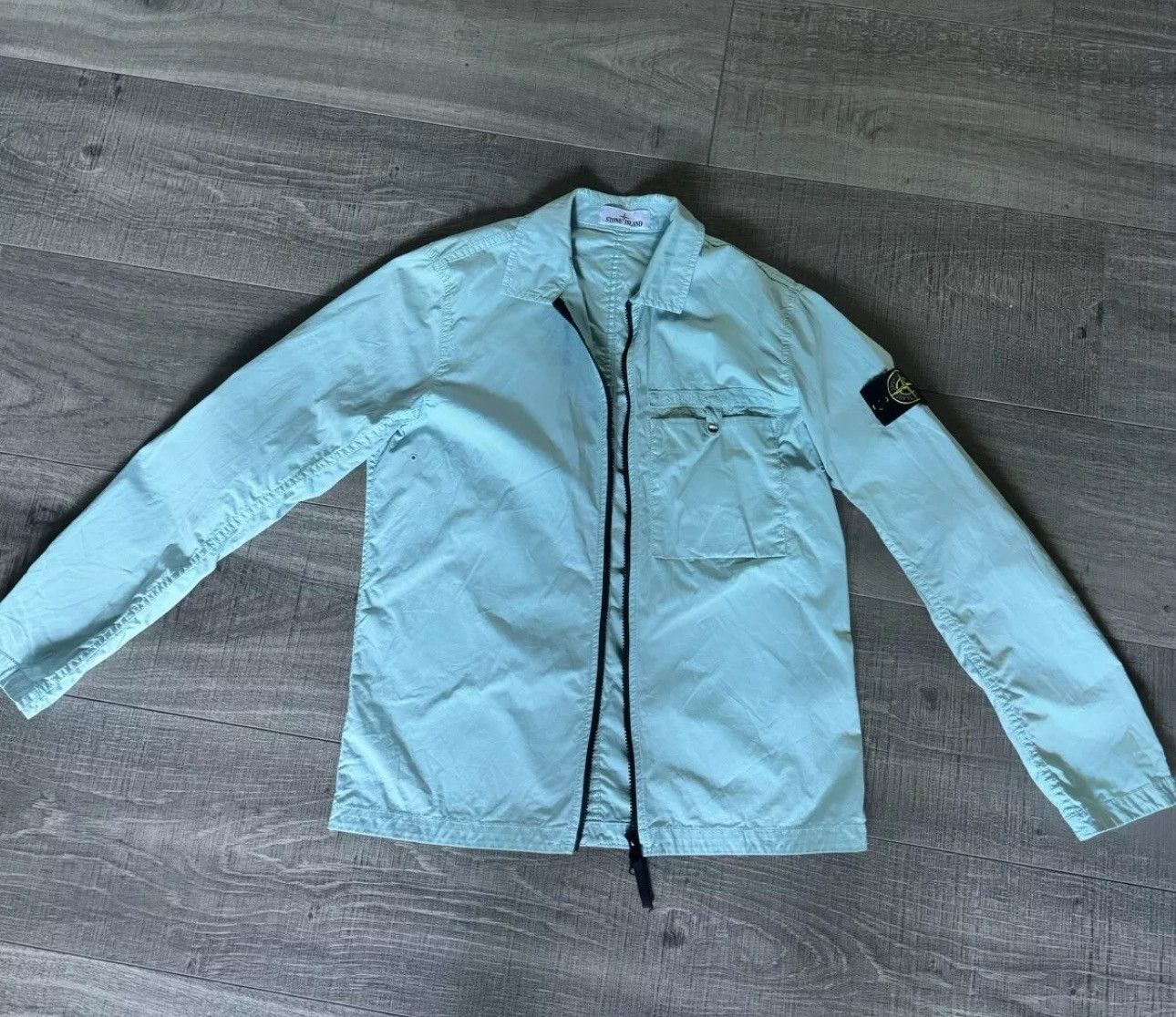 Stone Island STONE ISLAND SUPIMA COTTON SHIRT JACKET S Size US M / EU 48-50 / 2 - 1 Thumbnail