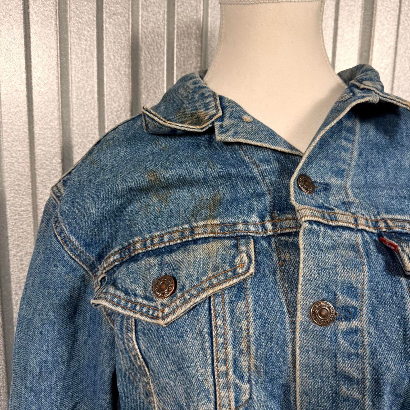 Levi's Levis true vintage denim jacket Size L / US 10 / IT 46 - 2 Thumbnail