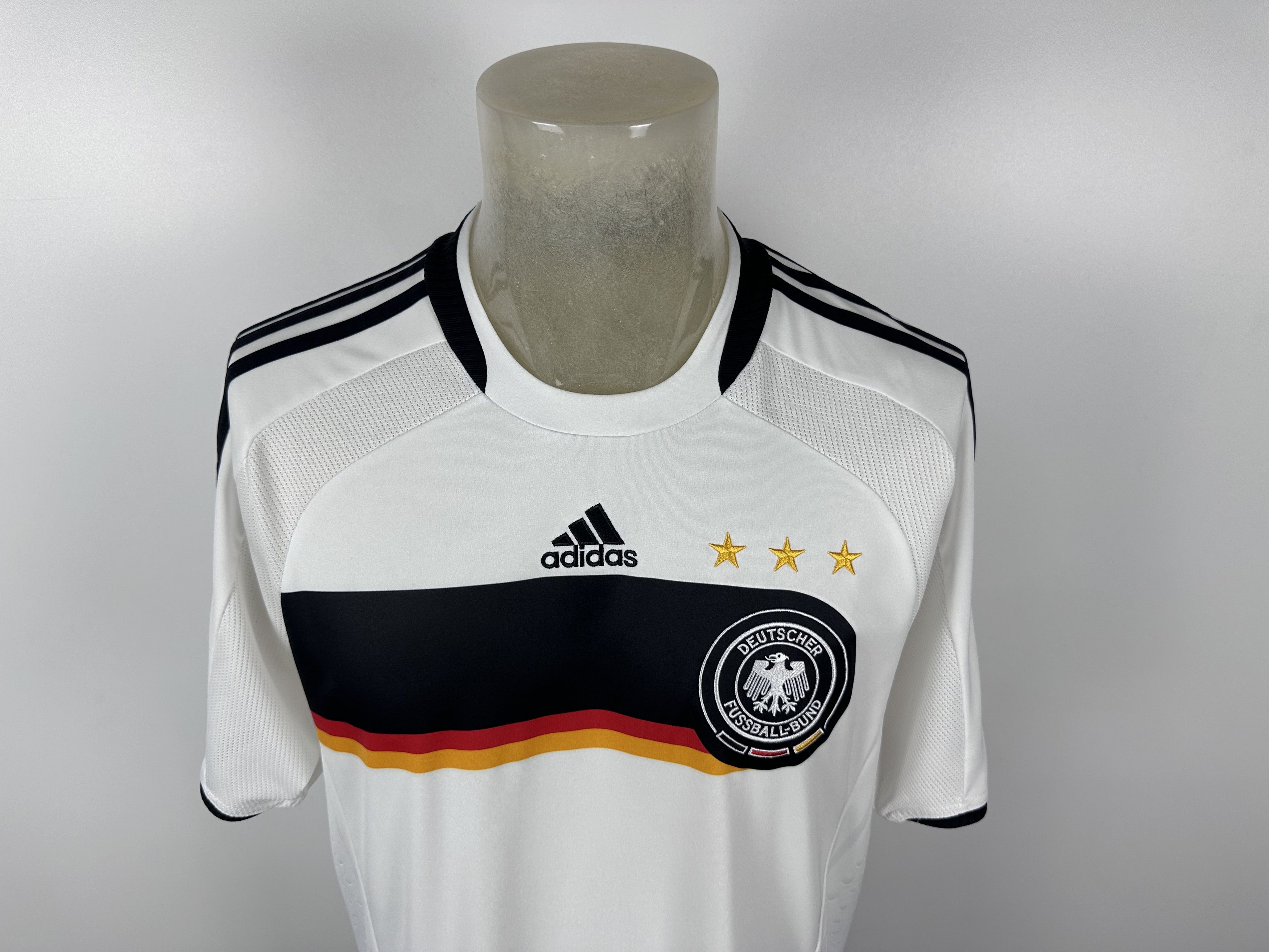Adidas × Vintage GERMANY 2008 2009 HOME FOOTBALL SHIRT SOCCER JERSEY ADIDAS Size US L / EU 52-54 / 3 - 3 Thumbnail