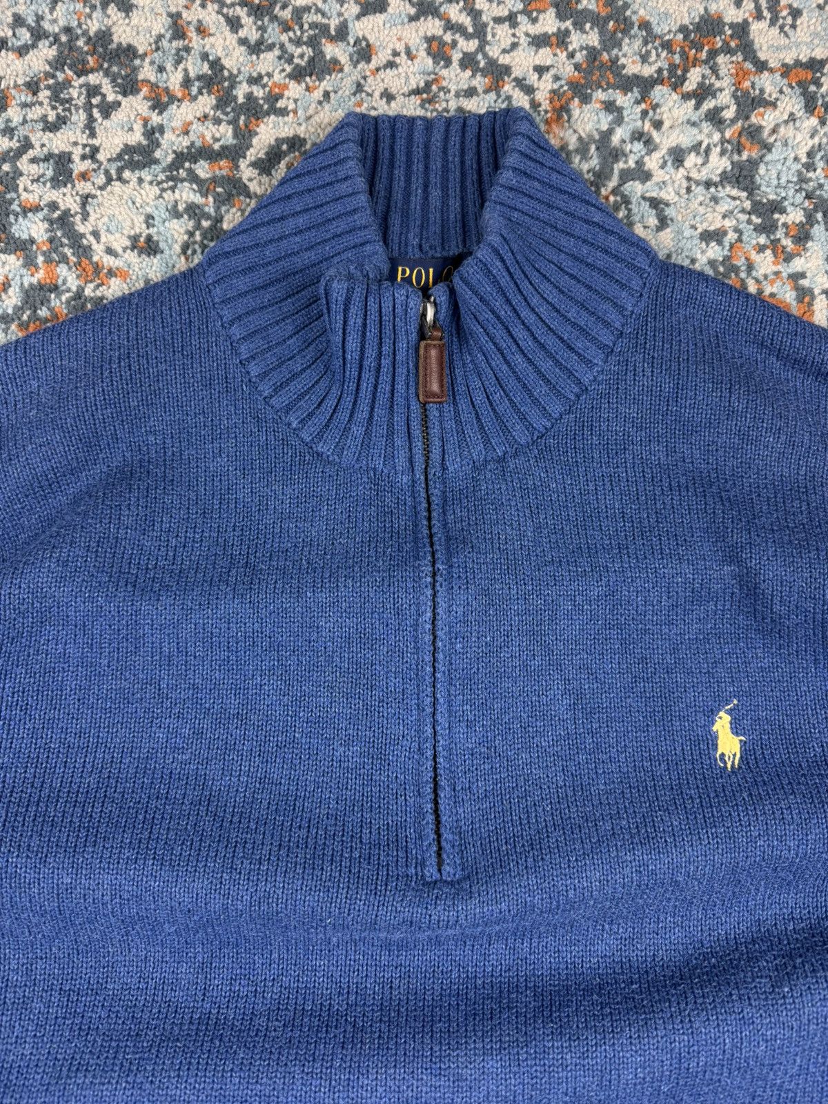 Polo Ralph Lauren × Vintage Vintage Y2K Polo Ralph Lauren 1/4 quarter zip sweater knit Size US XL / EU 56 / 4 - 4 Thumbnail