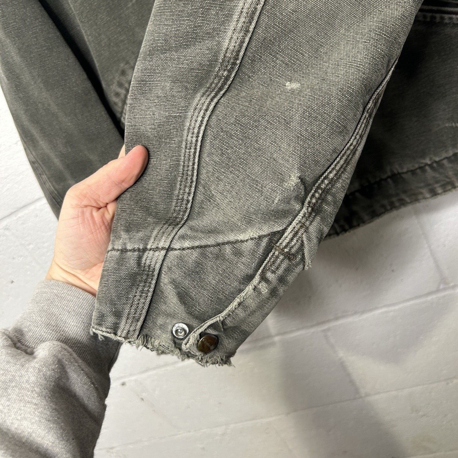 Carhartt Vintage Carhartt Blanket-Lined Detroit Jacket “Moss” J97 MOS Size US S / EU 44-46 / 1 - 8 Thumbnail