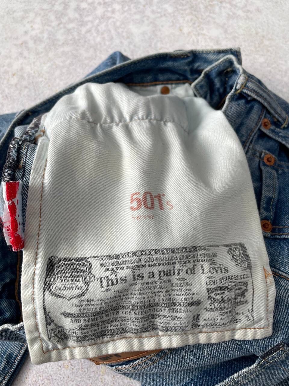 Levi's × Levi's Vintage Clothing × Vintage Vintage Levi’s 501 Washed Blue Denim Jeans Pants Y2K Rare Size US 32 / EU 48 - 11 Thumbnail