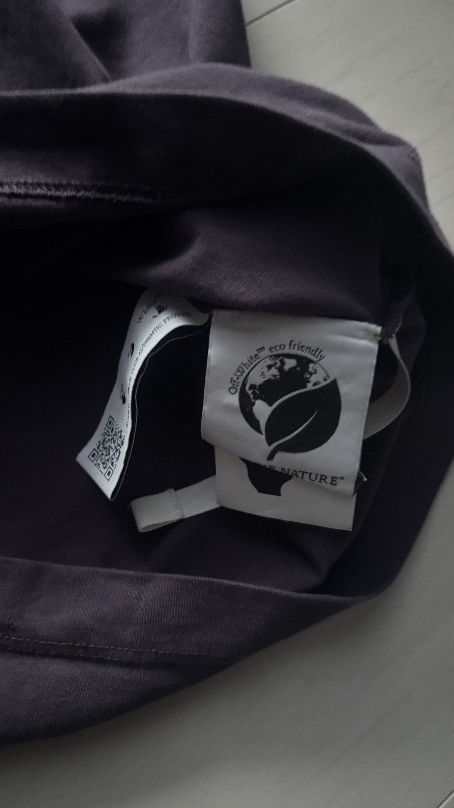 Off-White Off white purple paintbrush tee Size US S / EU 44-46 / 1 - 4 Thumbnail