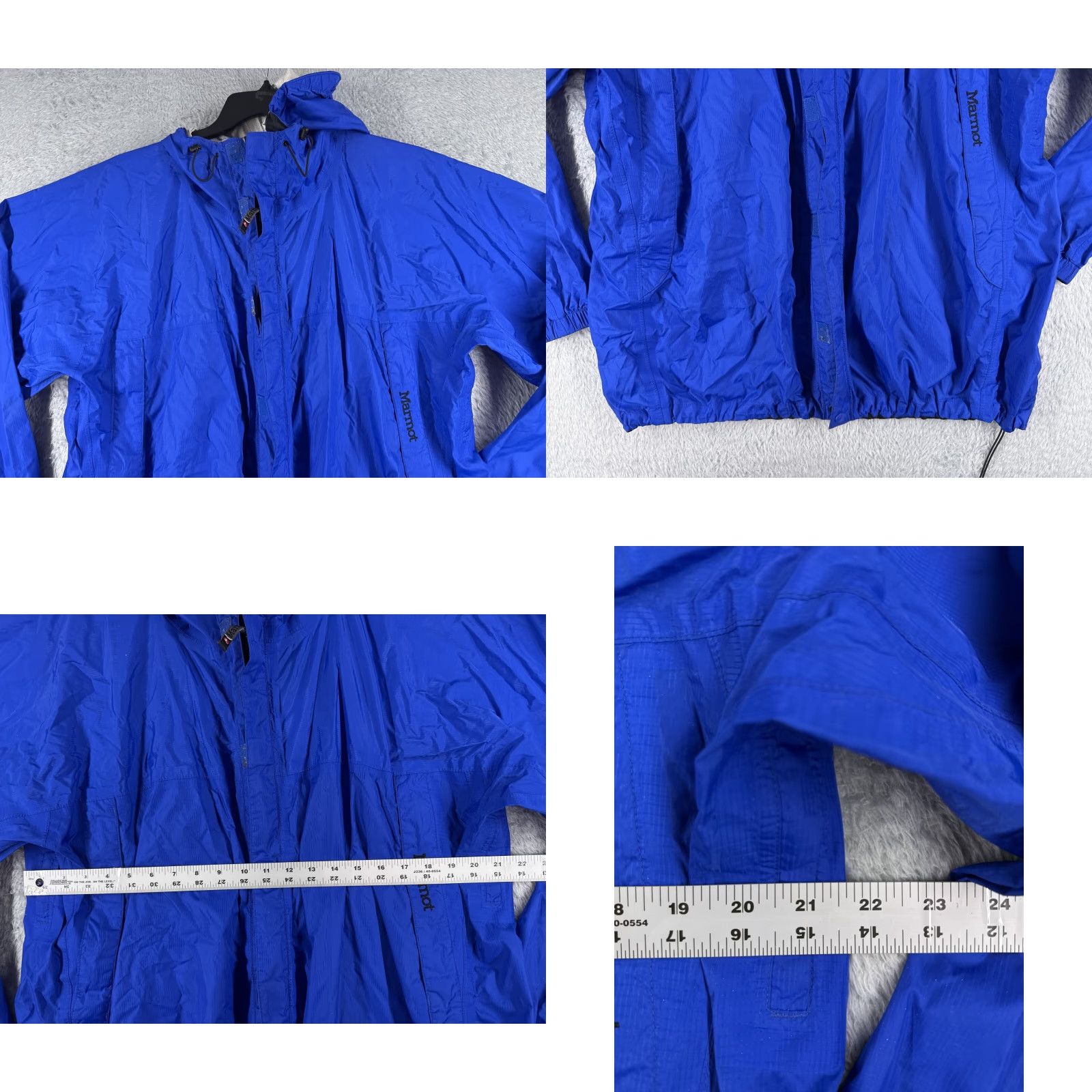 Marmot VINTAGE Marmot Jacket Adult XL Blue Windbreaker Hooded Full Zip Poly Size US XL / EU 56 / 4 - 8 Thumbnail