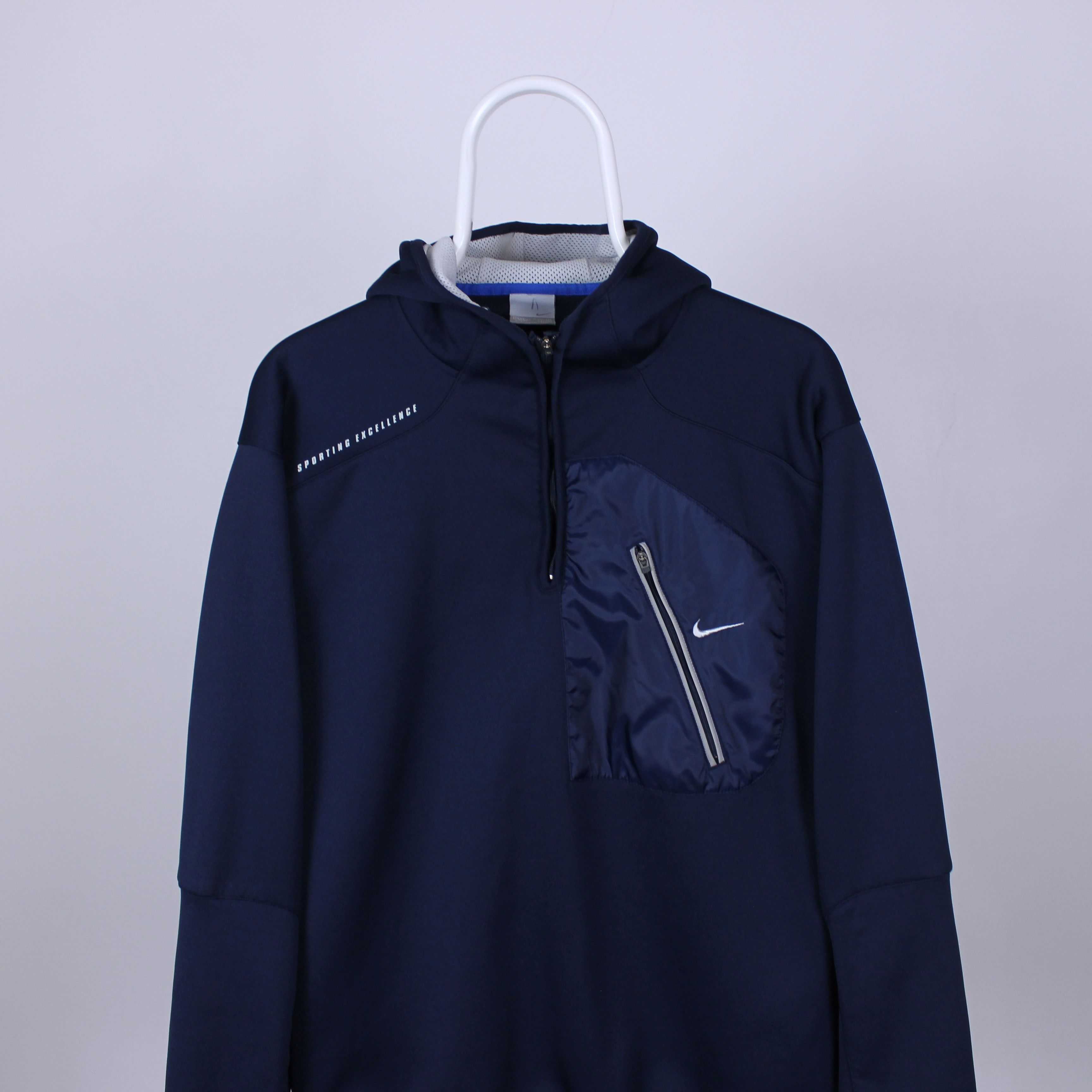 Nike Nike Silver Tag 1/4 Zip Sport Top With Thumb Holes vintage Size US XL / EU 56 / 4 - 1 Thumbnail