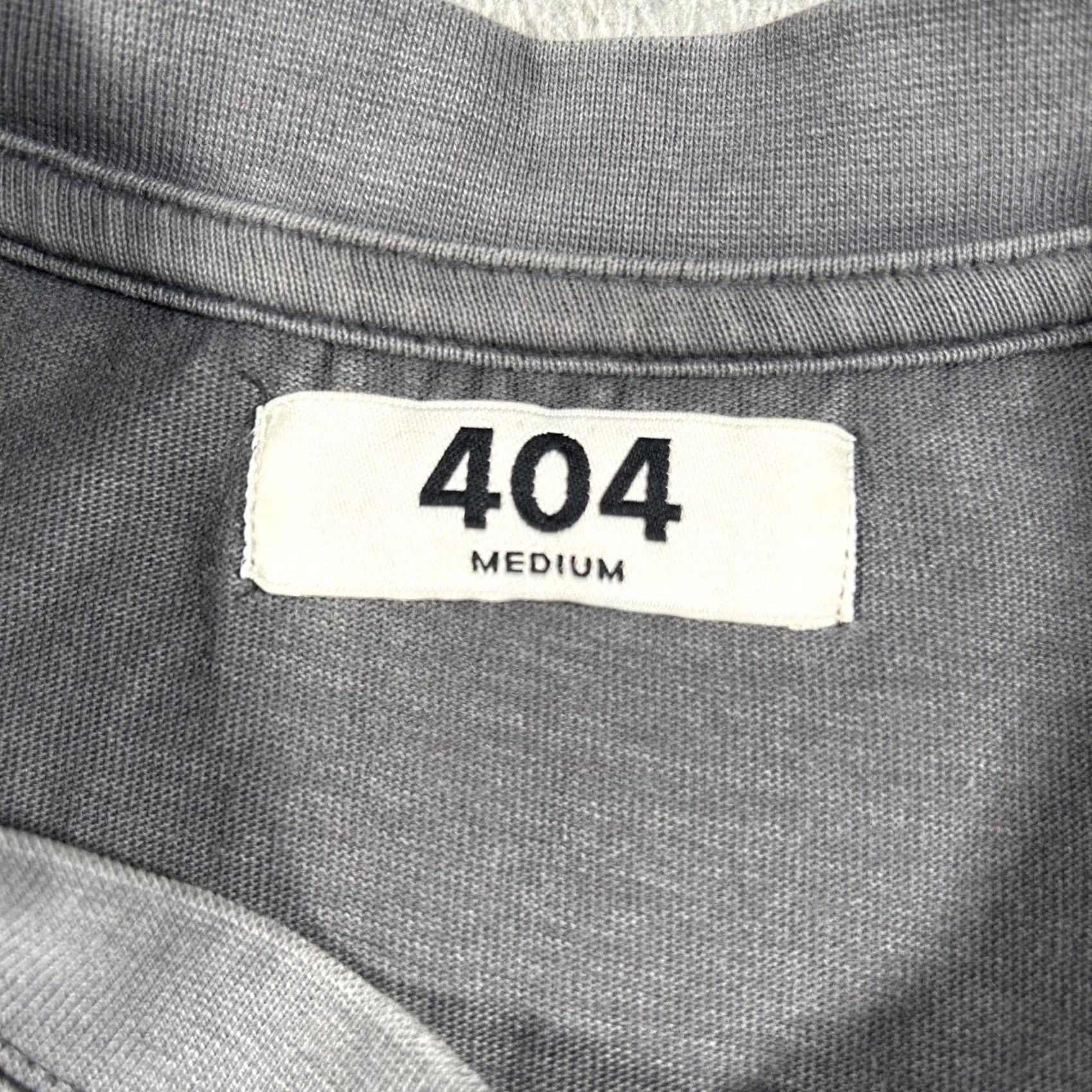 Vintage 404 Shirt Men Medium Gray Tee Short Sleeve Collared Pullover Cotton Linen Lightweight Breathable Embroidered Solid Country Club T-Shirt Size US M / EU 48-50 / 2 - 3 Thumbnail