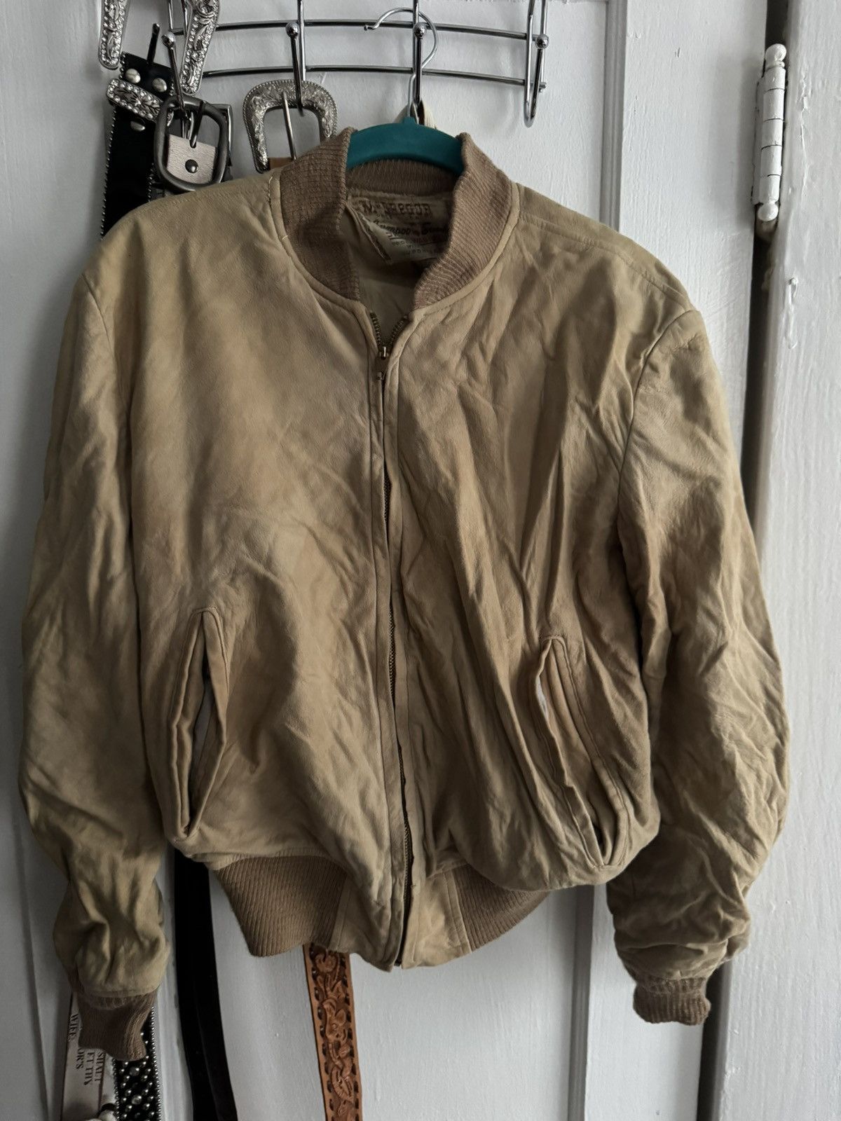 Vintage Vintage Mcgregor Suede Bomber Size US S / EU 44-46 / 1 - 1 Thumbnail
