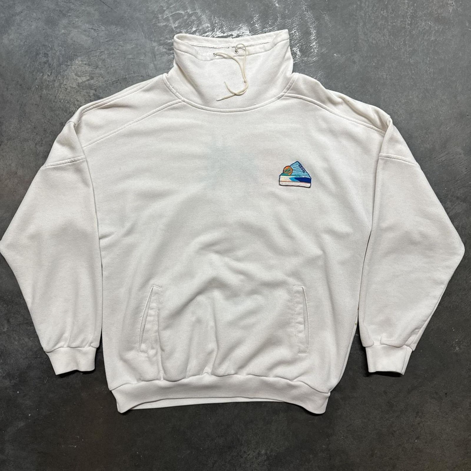Adidas × Vintage Vintage 80s Adidas Beach Print Embroidered Crewneck Size US XL / EU 56 / 4 - 3 Thumbnail