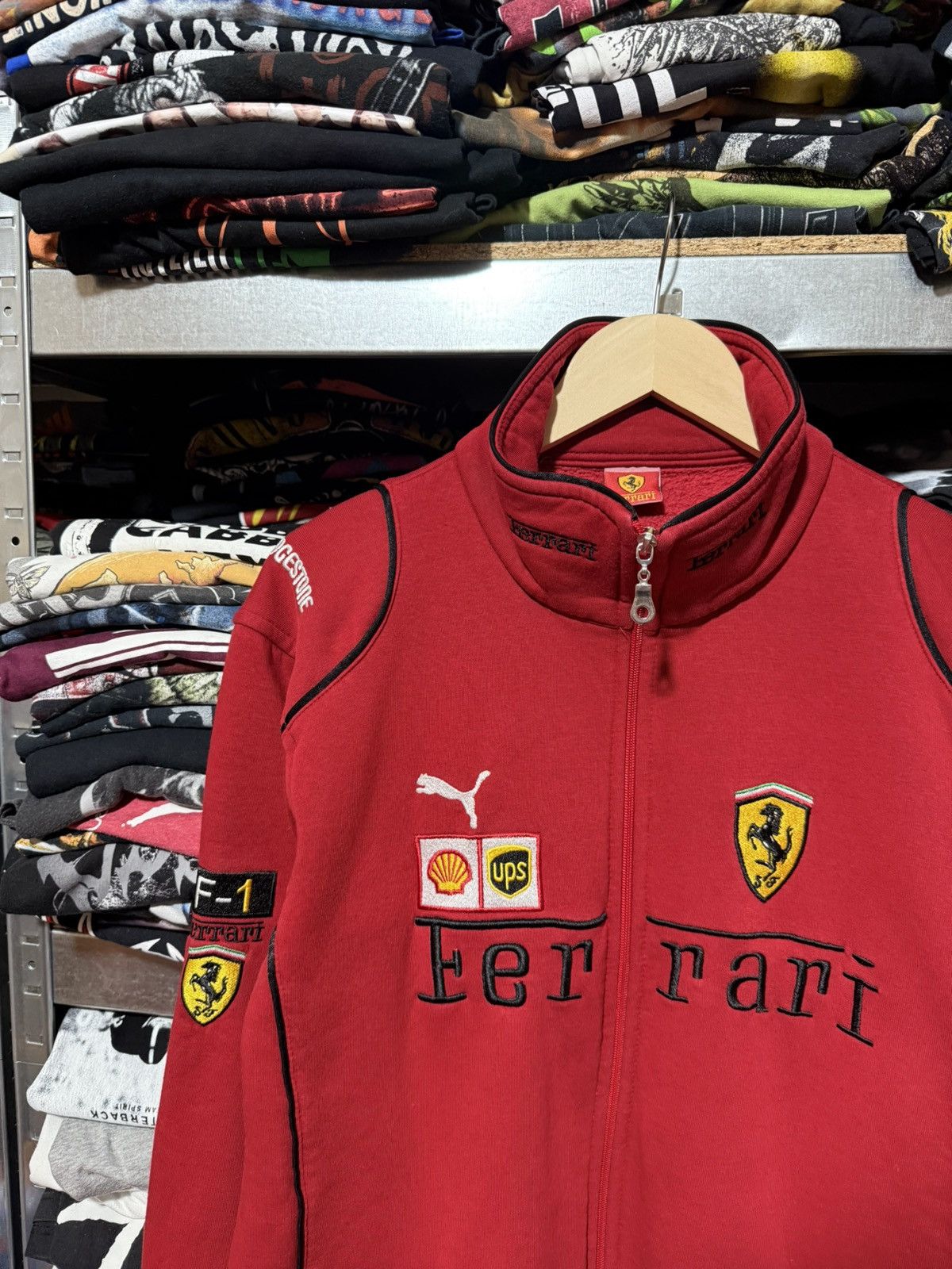 Formula 1 Rare Formula 1 F1 Puma Ferrari Full Zip Jacket Y2K Hype Size US L / EU 52-54 / 3 - 3 Thumbnail