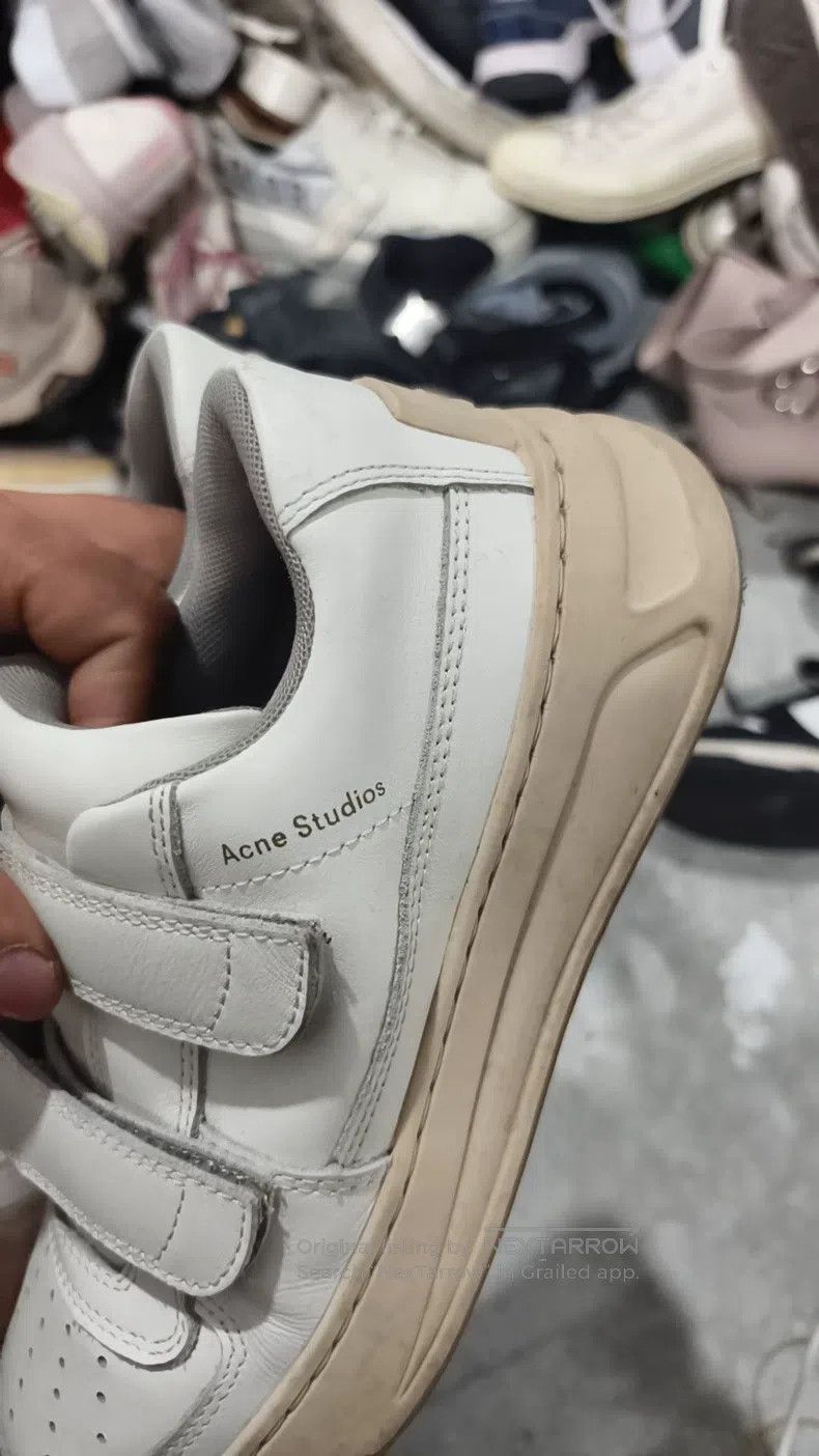 Acne Studios Acne Studios Velcro White Sneakers Size US 6.5 / IT 36.5 - 3 Thumbnail