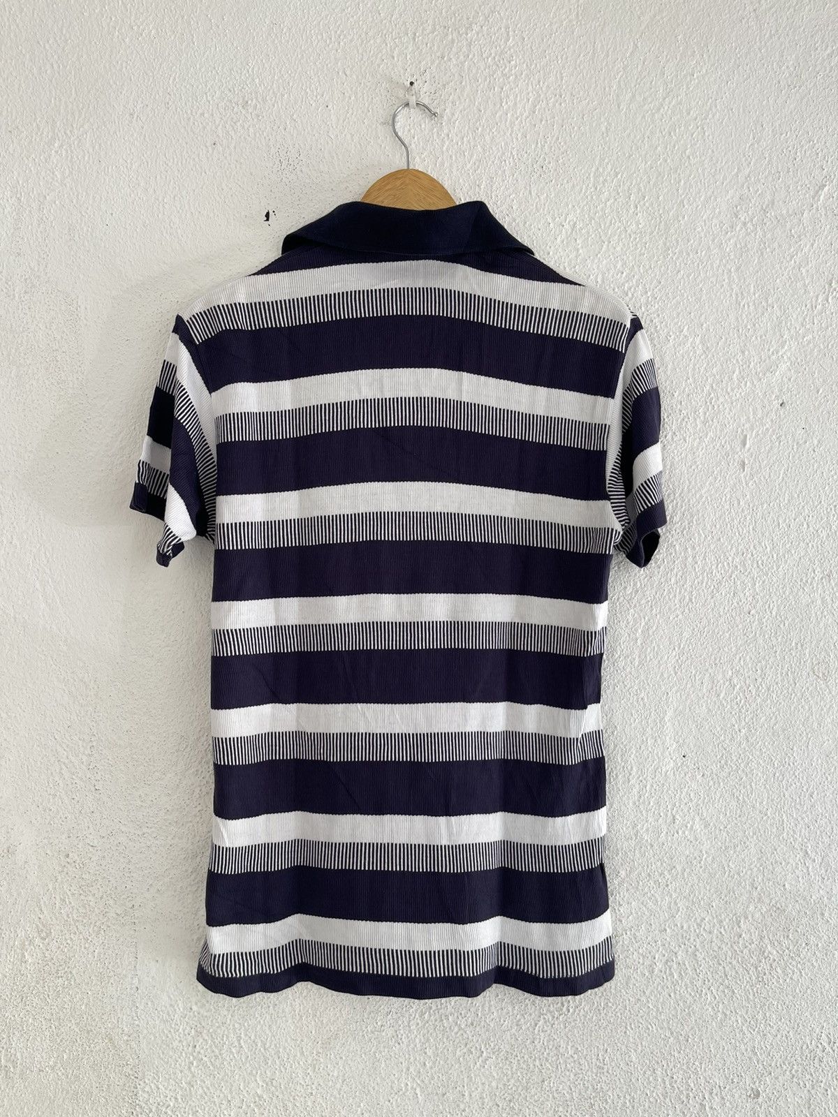 Issey Miyake Issey Miyake Design Studio Stripe Polo Size US M / EU 48-50 / 2 - 2 Thumbnail