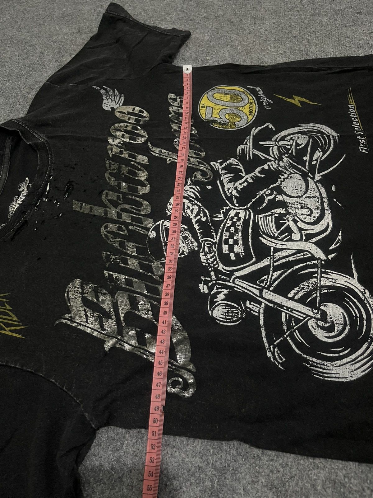 If Six Was Nine Motorcycle Skull Buckaroo T-Shirt Size US M / EU 48-50 / 2 - 13 Thumbnail