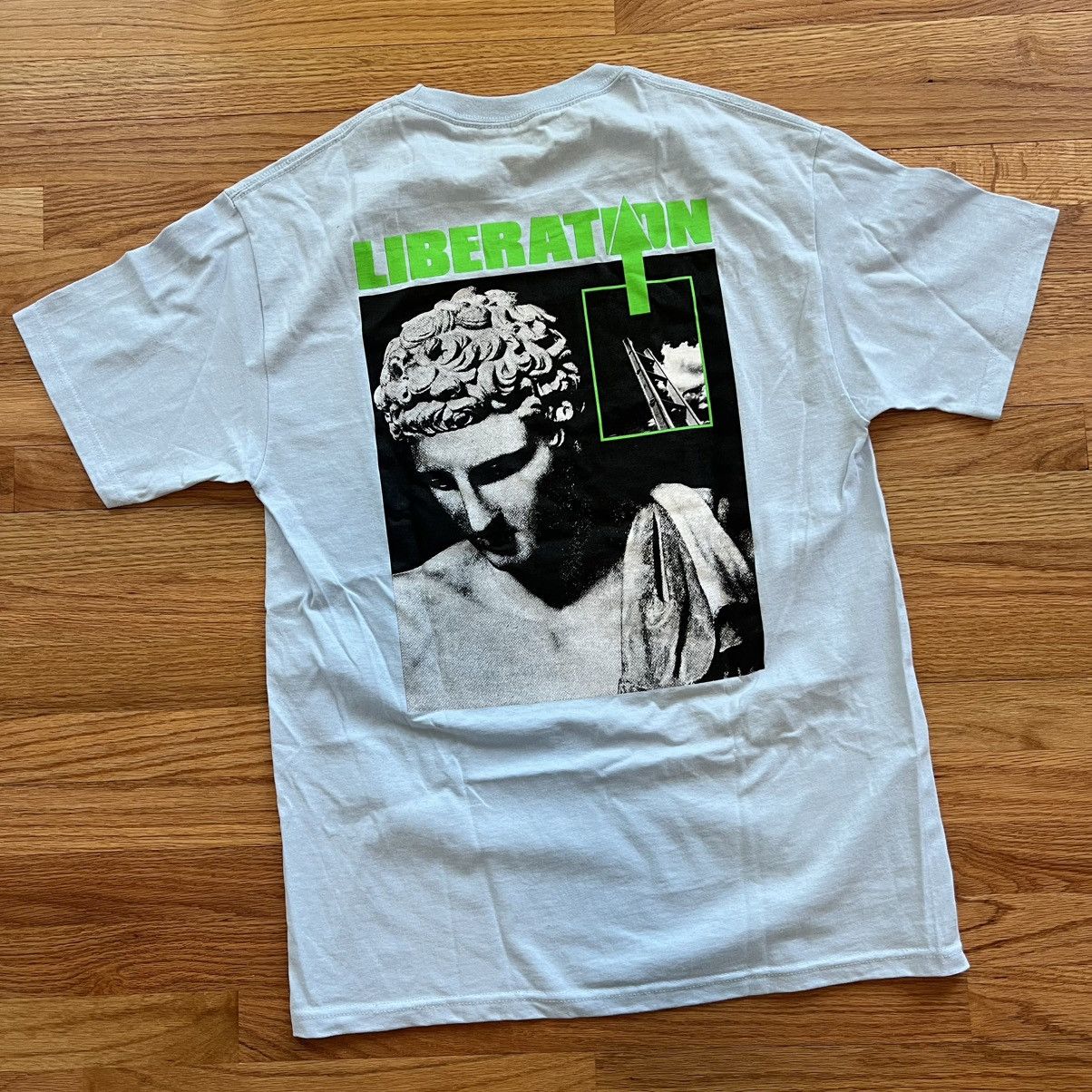 Pleasures NEW Pleasures Liberation T SHIRTBlue Large graphic Size US L / EU 52-54 / 3 - 1 Thumbnail