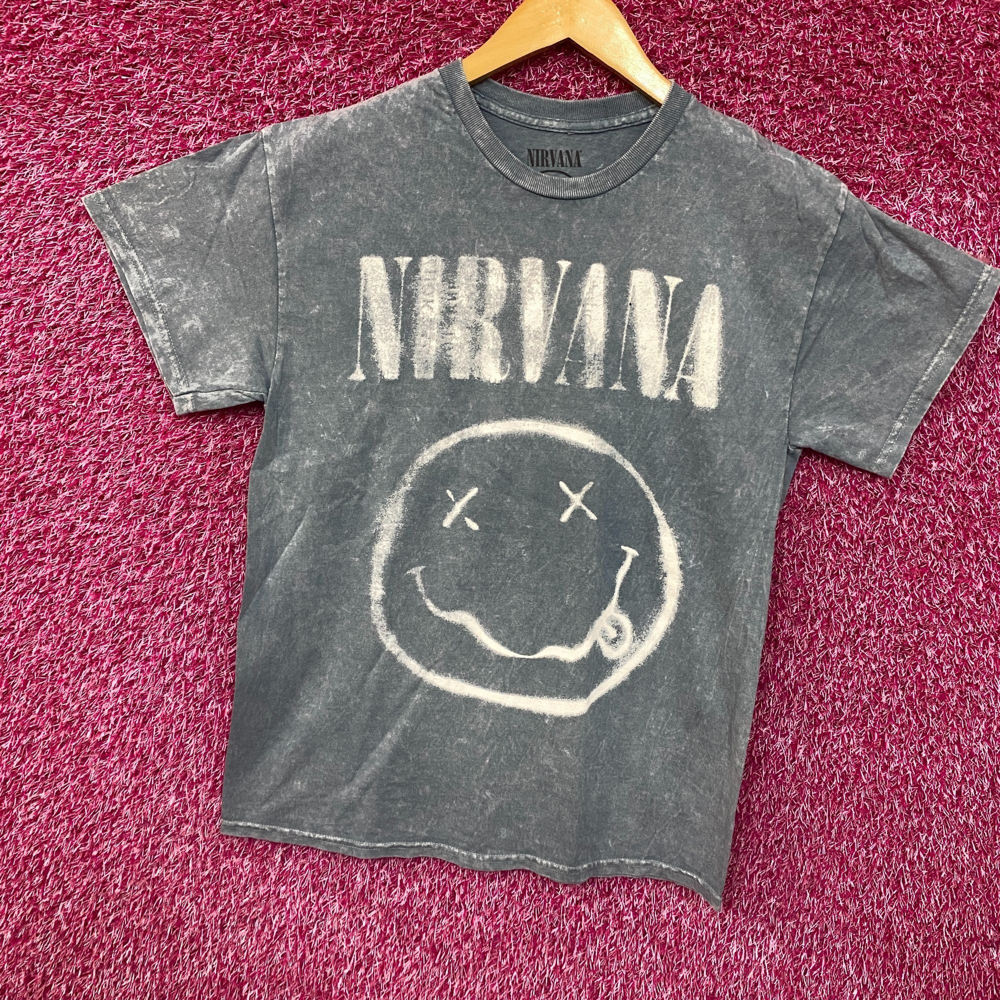 Nirvana Nirvana Nevermind Dead Smiley Gray T-Shirt Medium Size US M / EU 48-50 / 2 - 3 Thumbnail