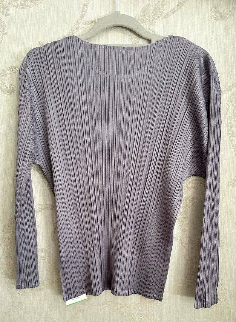 Issey Miyake Issey Miyake size:4 Purple-grey Honor series pleated top Size M / US 6-8 / IT 42-44 - 2 Thumbnail