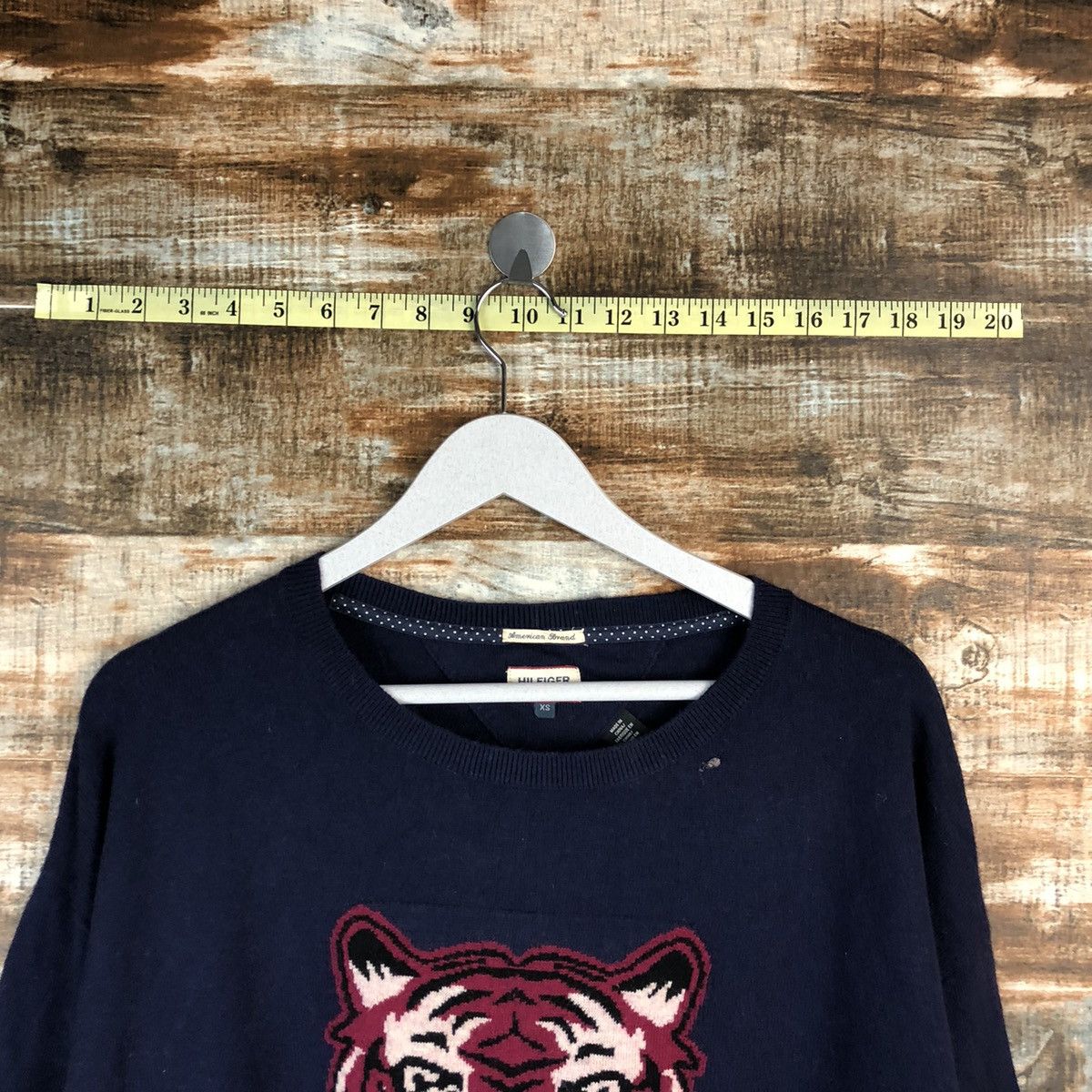 Tommy Hilfiger Tommy Hilfiger Tiger Dark Blue Knitwear sweatshirt #A1542 Size US XS / EU 42 / 0 - 4 Thumbnail