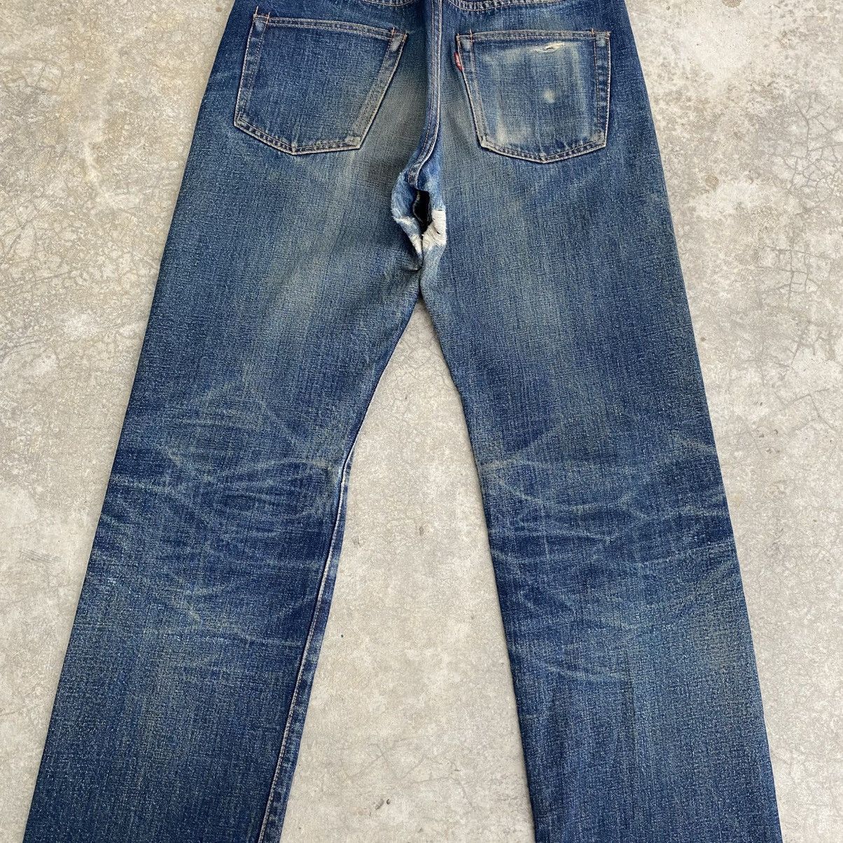 Denime Vintage 90’s Denime Japan Faded Blue Selvedge Jeans Size US 32 / EU 48 - 13 Thumbnail