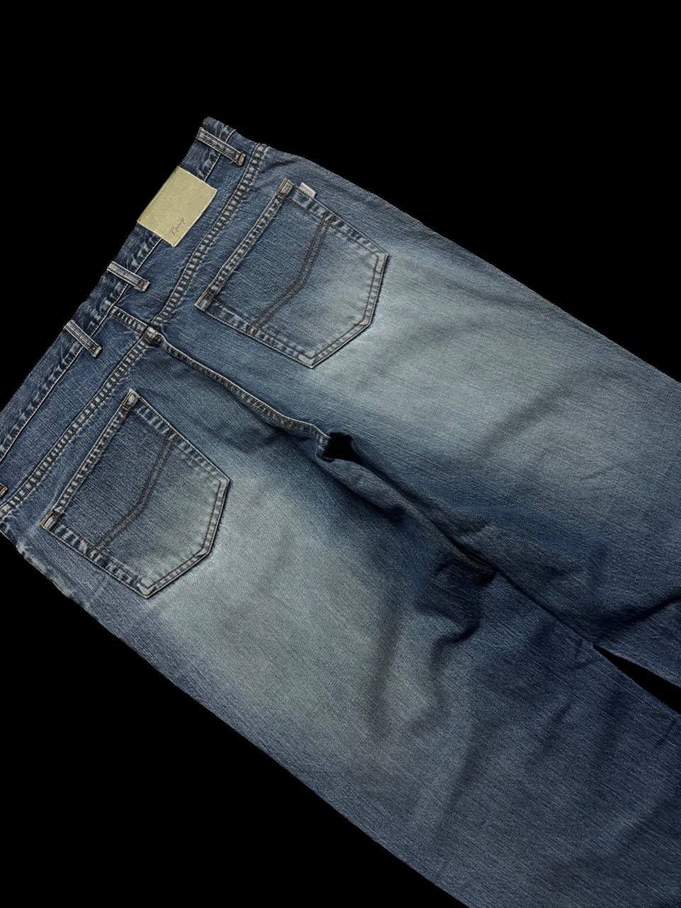 Japanese Brand WAIST-37 BAGGY Japanese Insane Mudwash Distressed Denim Jean Size US 37 - 18 Thumbnail