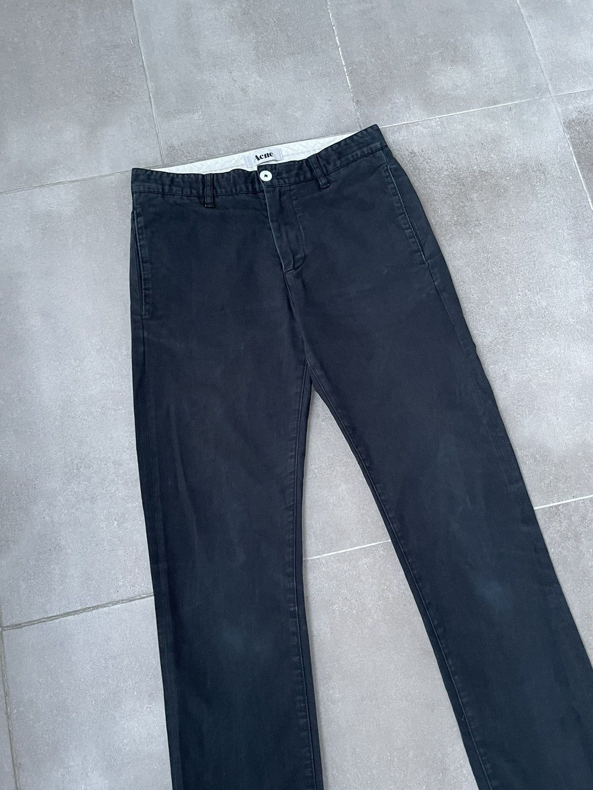 Acne Studios AW11 Acne Roc Chino Washed Black Casual Pants Size US 30 / EU 46 - 9 Thumbnail