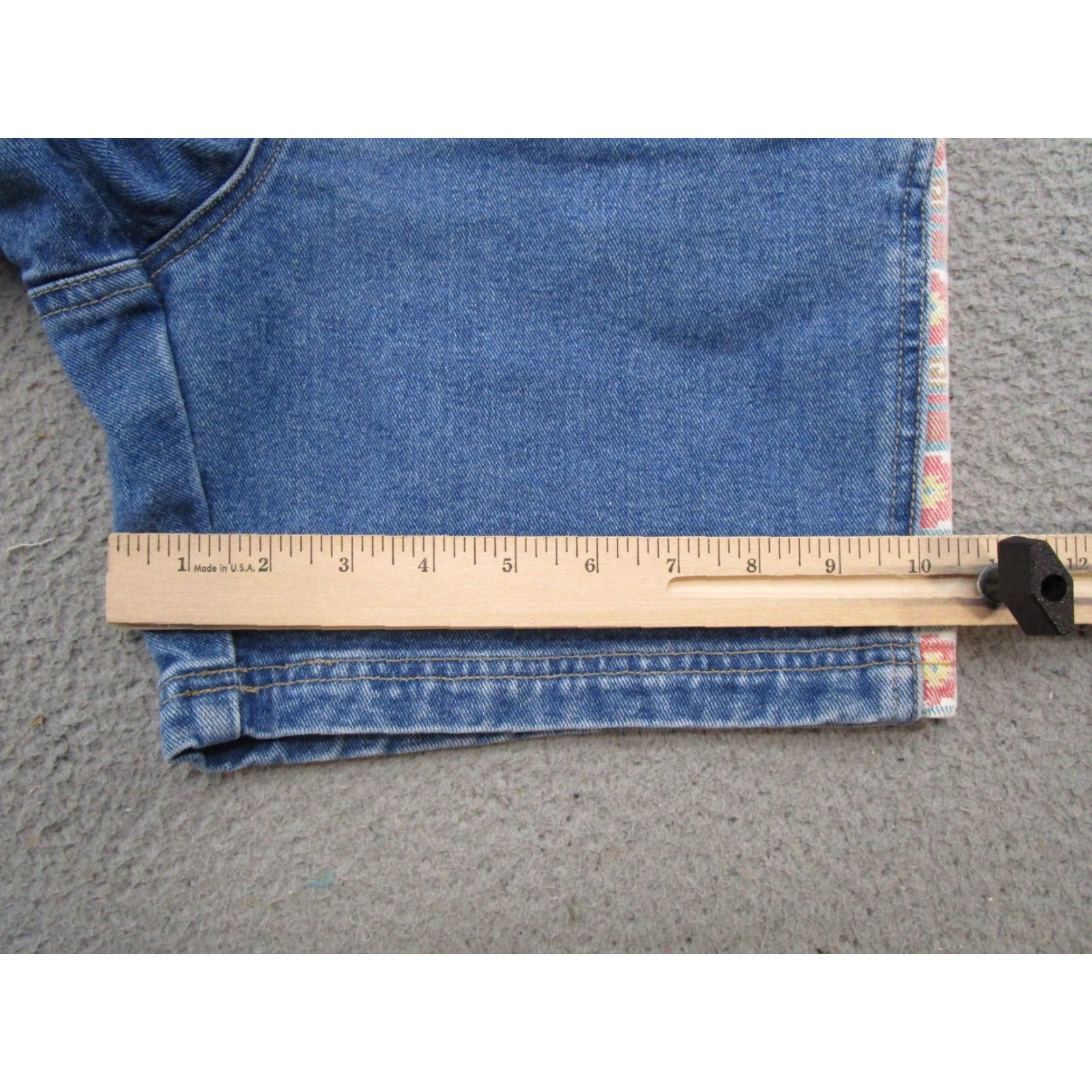 Vintage VINTAGE County Seat High Waisted Mom Blue Denim Jean Shorts Size 4 90s 5-Pocket Design Womens Jeans Shorts Silhouette Classic 90s Size 27" / US 4 / IT 40 - 6 Thumbnail