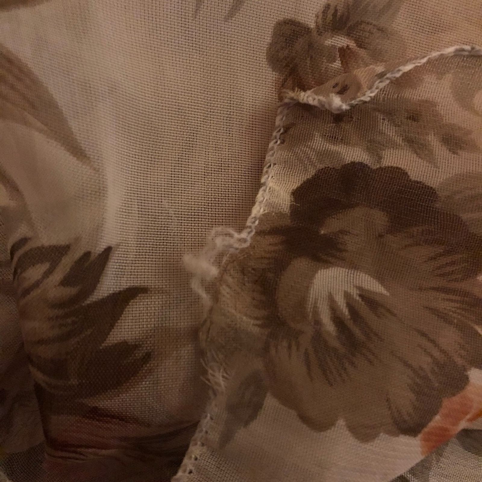 Vintage Vintage floral pattern lightweight scarf Size ONE SIZE - 4 Thumbnail