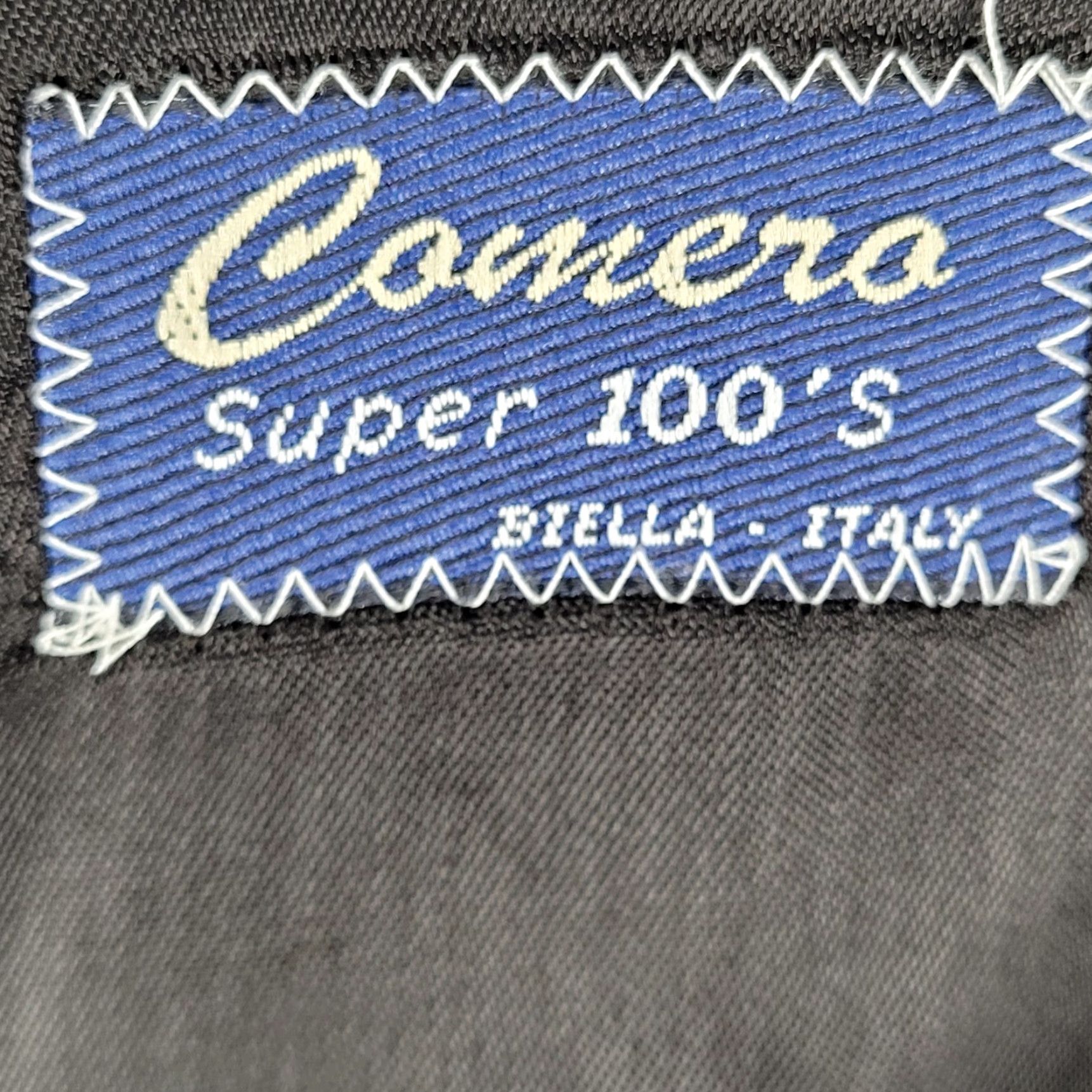 Vintage Vito Rufolo Black 100% Wool Tuxedo Suit Jacket Italy 44R Comero Super 100's Size 44R - 5 Thumbnail