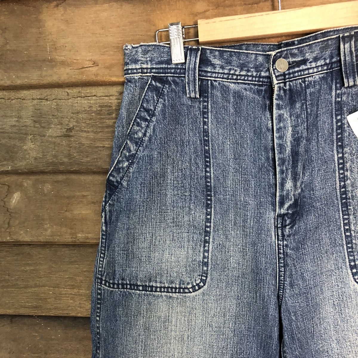 JW Anderson × Uniqlo Uniqlo X Jwanderson Blue Denim Pants #7380 Size US 28 / EU 44 - 4 Thumbnail