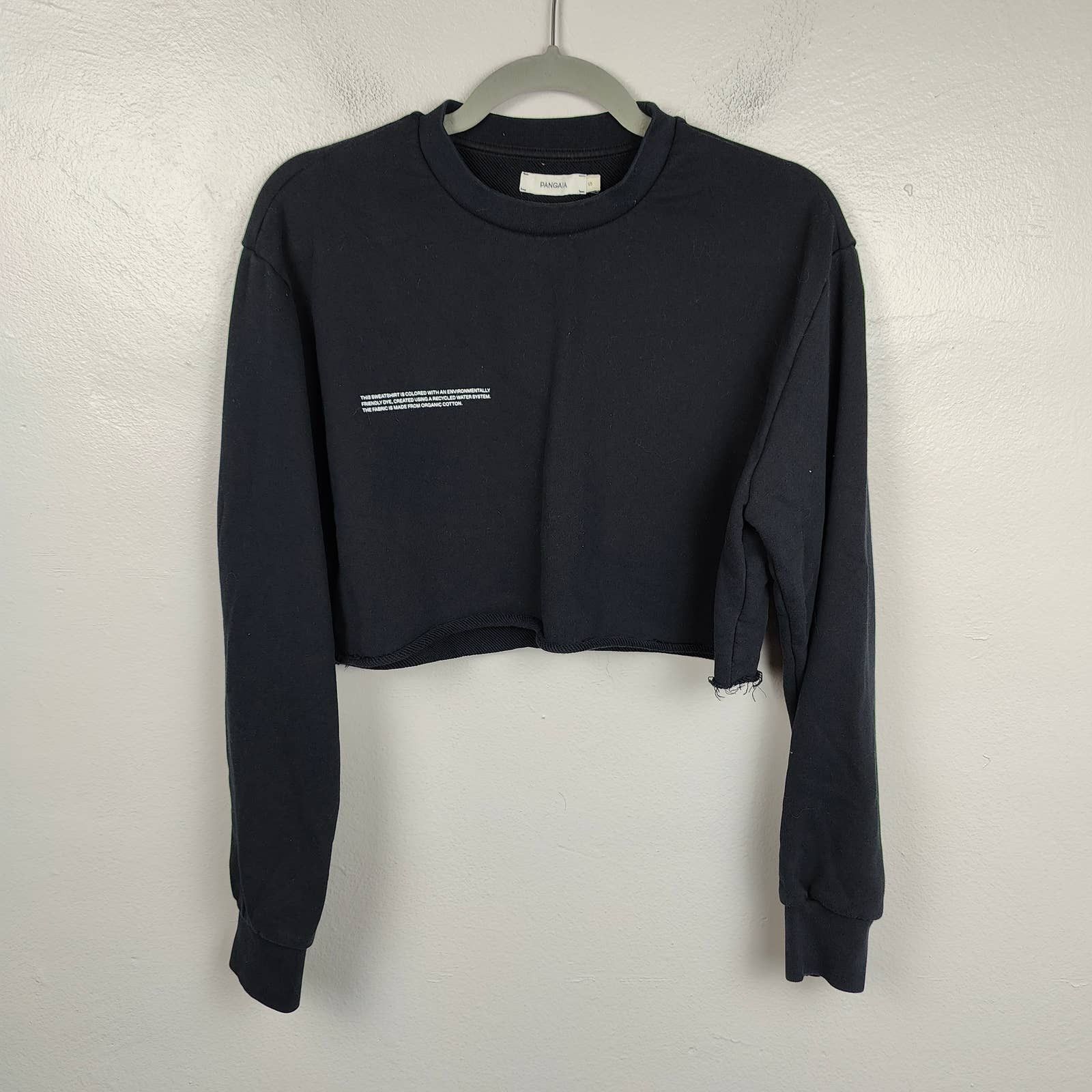 Pangaia discount cropped sweatshirt