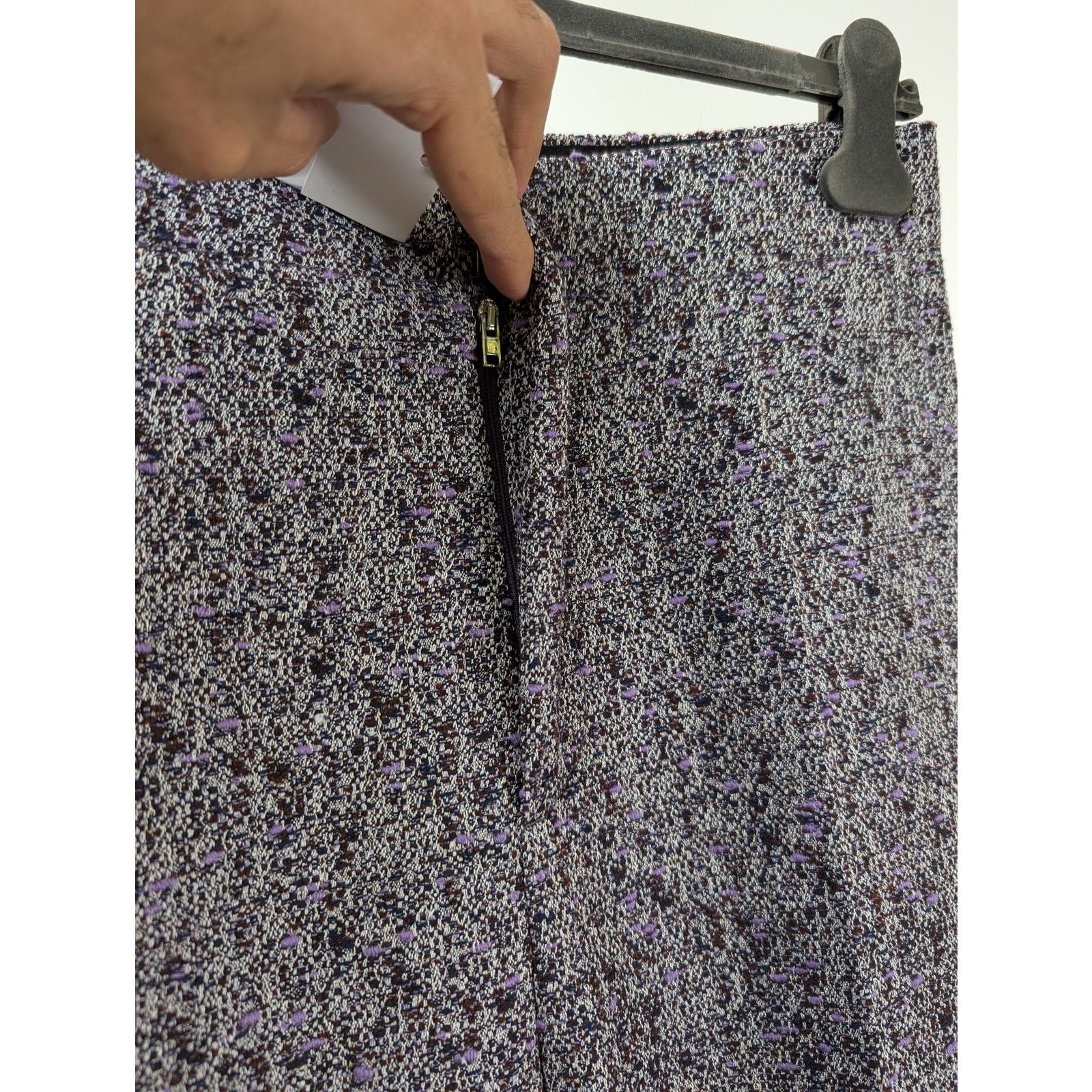 Bottega Veneta o1rshd1 Multicol Wool Viscose Trousers Pants Lilac/Bordeaux Size US 30 / EU 46 - 5 Thumbnail