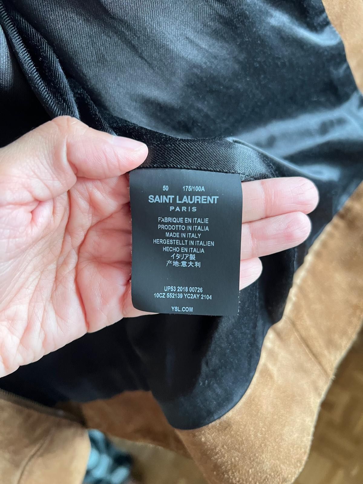 Saint Laurent Paris Western Camel Saint Laurent leather jacket size 50 Size US M / EU 48-50 / 2 - 11 Thumbnail