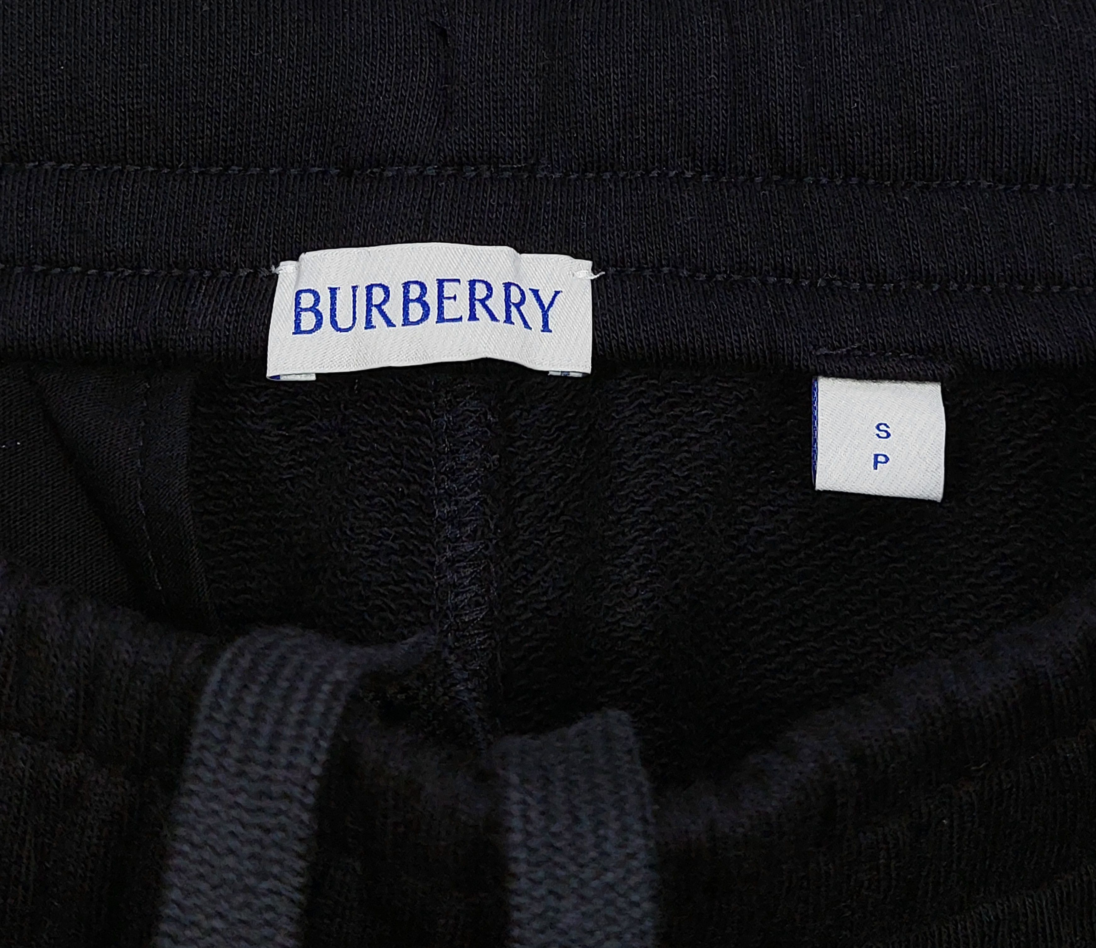 Burberry check-panelled track pants - black S Size US 32 / EU 48 - 2 Thumbnail