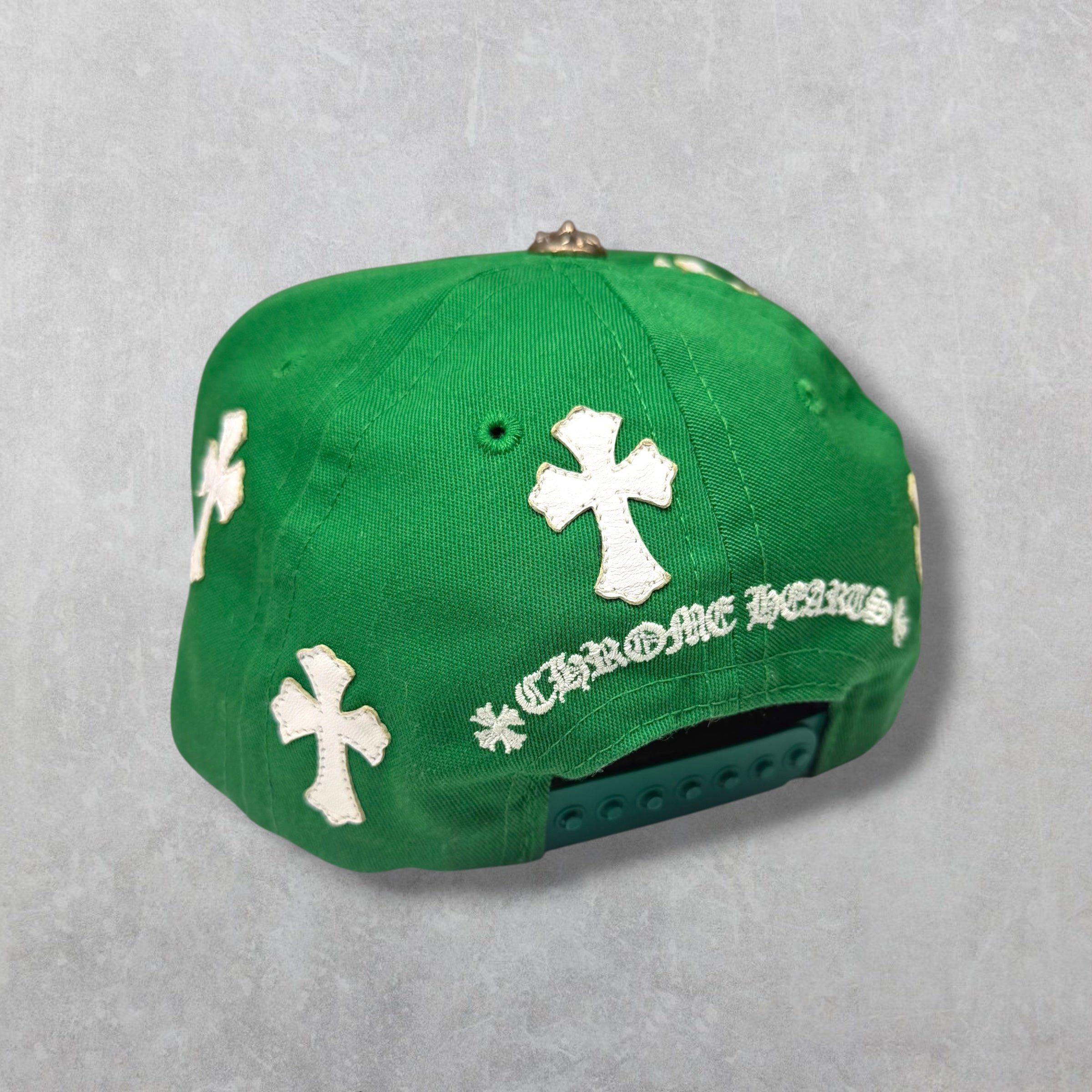 Chrome Hearts Chrome Hearts Cross Patch White/Green Hat Size ONE SIZE - 4 Thumbnail