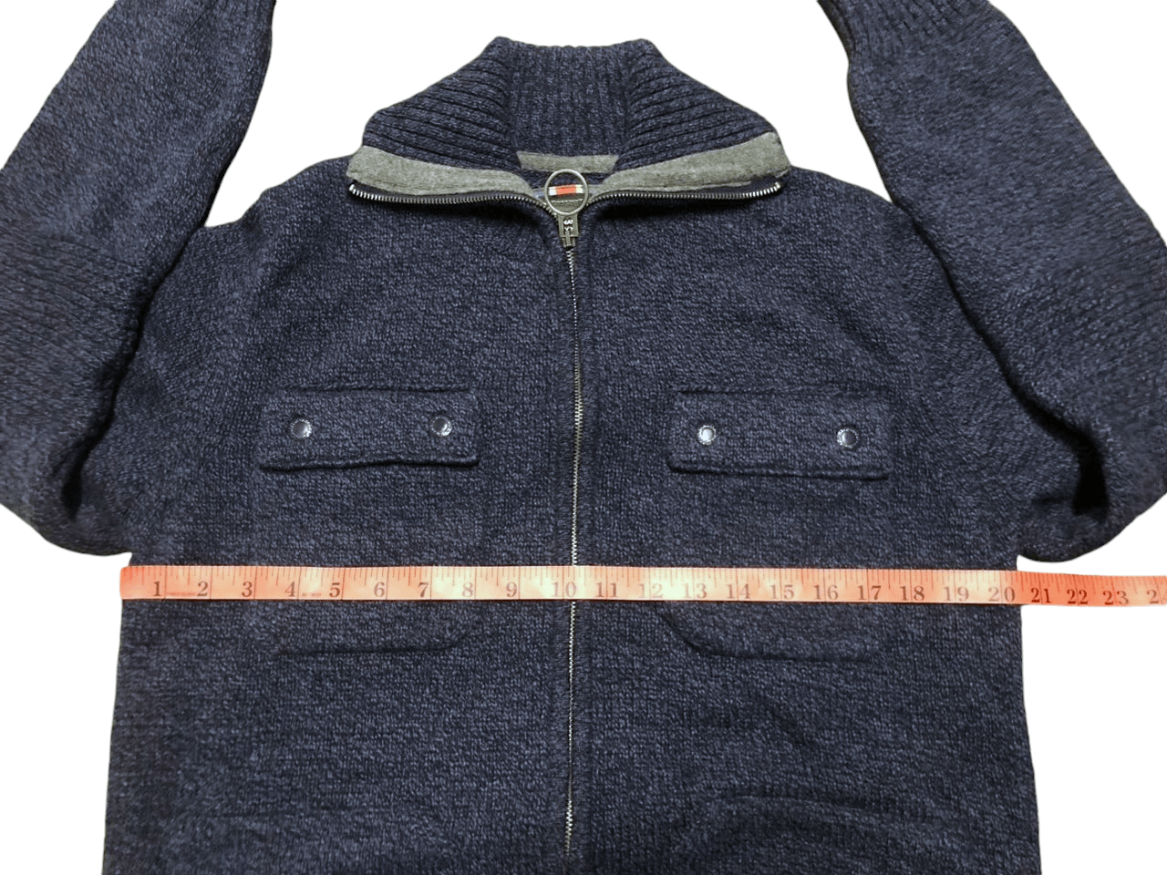 Barbour RARE🔥Barbour Motorcycle Knit Wool Zipper Jacket Size US M / EU 48-50 / 2 - 20 Thumbnail