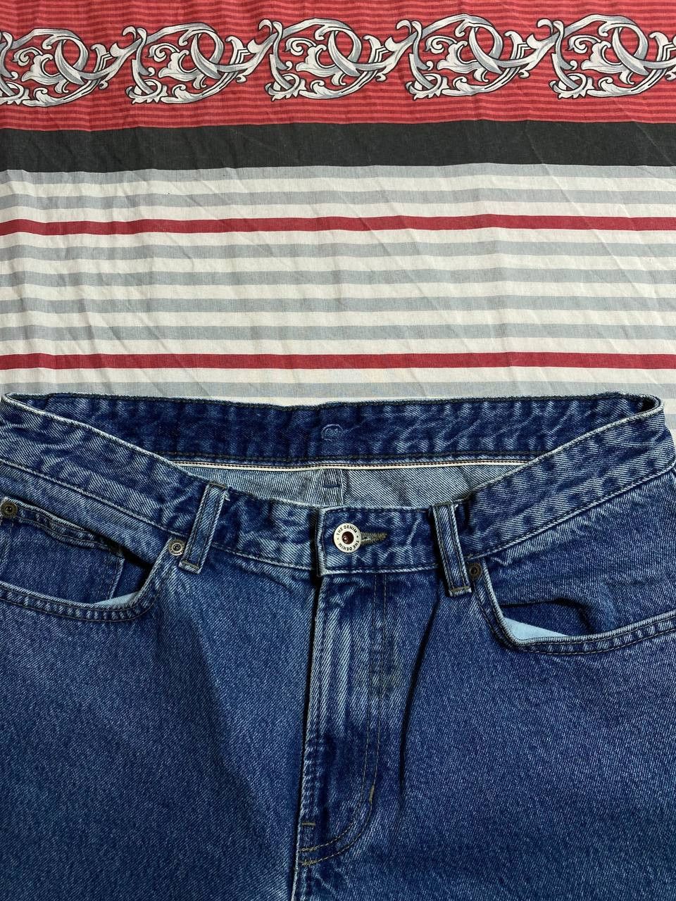 Japanese Brand Distressed Dirty Patchwork Flared Denim Jeans Crush Faded Size US 32 / EU 48 - 16 Thumbnail