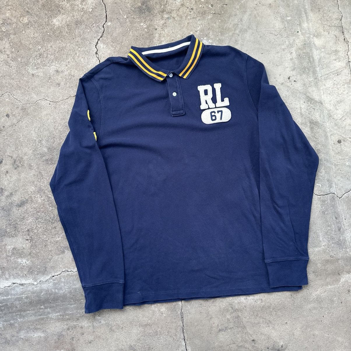 Ralph Lauren Ralph Lauren vintage rugby long sleeve Size US XL / EU 56 / 4 - 2 Thumbnail