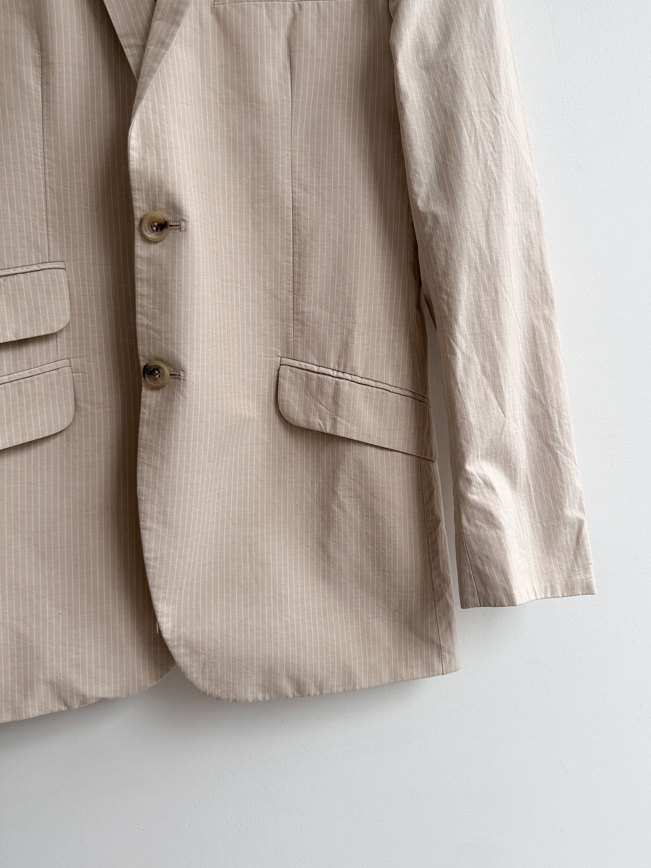 Dolce & Gabbana Dolce & Gabbana D&G Beige Blazer Jacket Size 48R - 5 Thumbnail