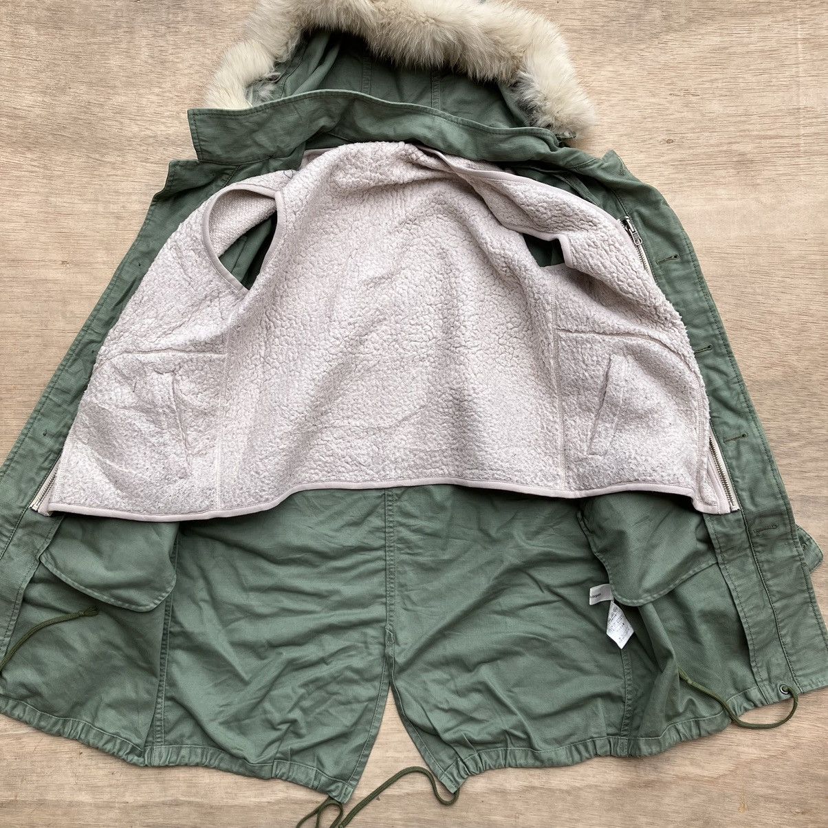 Other SPIOKANDSPAN FISHTAIL OLIVE GREEN JACKET Size M / US 6-8 / IT 42-44 - 5 Thumbnail